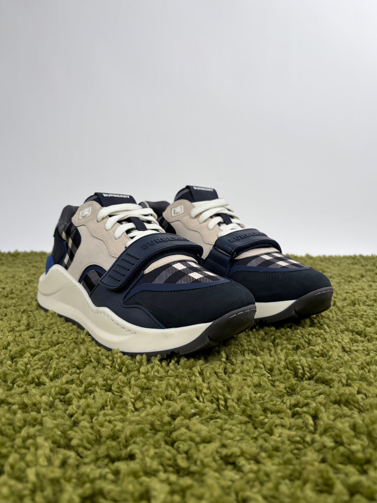 Burberry Ramsey Low-Top Sneaker Blu Multicolor 43