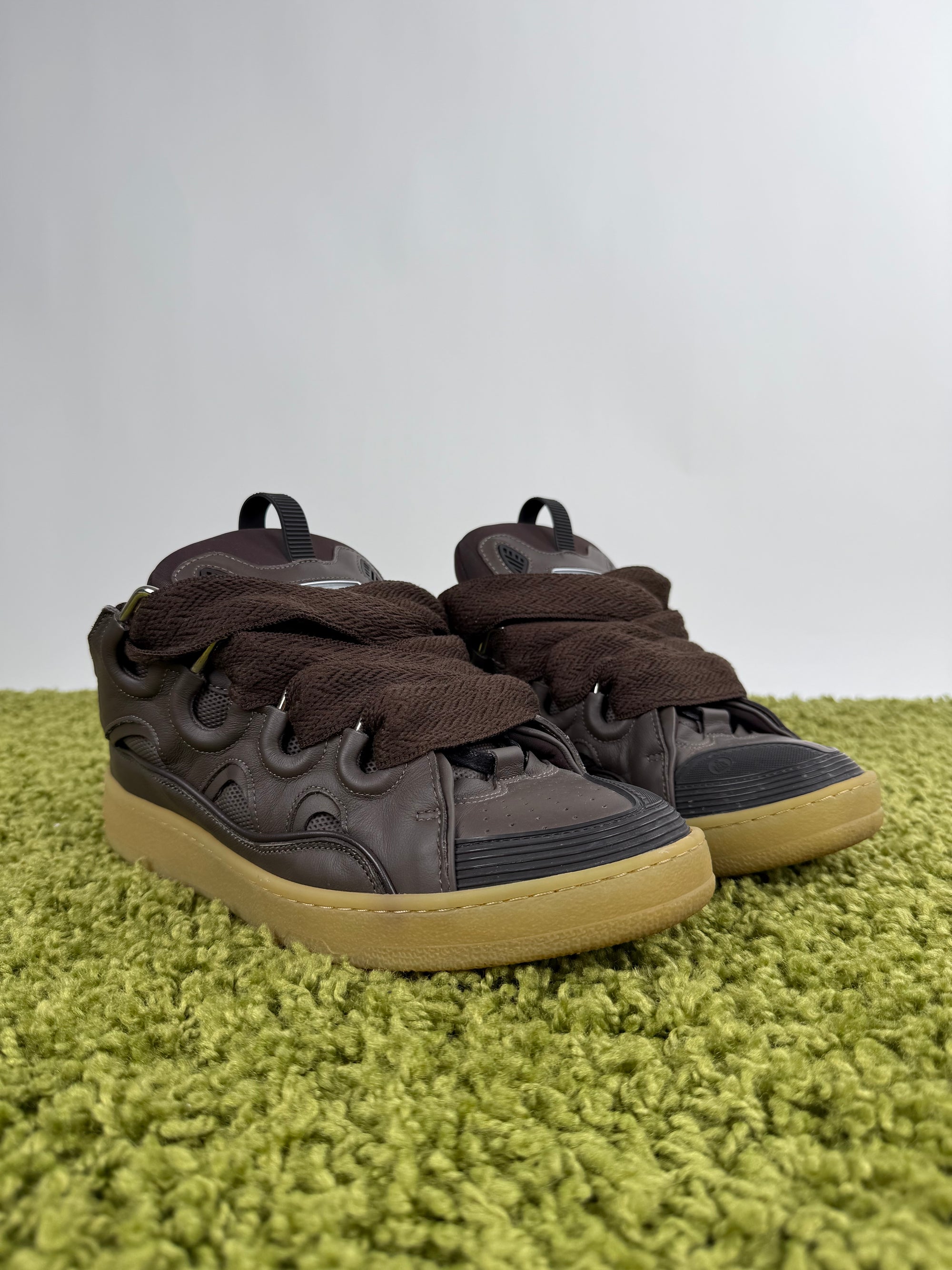 Lanvin Curb Sneaker Marrone 43