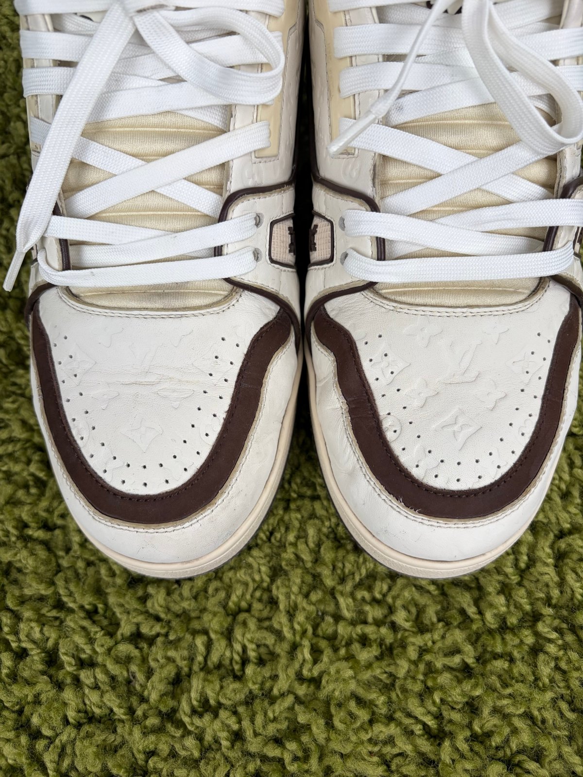 Louis Vuitton Trainer Bianco 6.5 - Second Hand Di Fiore
