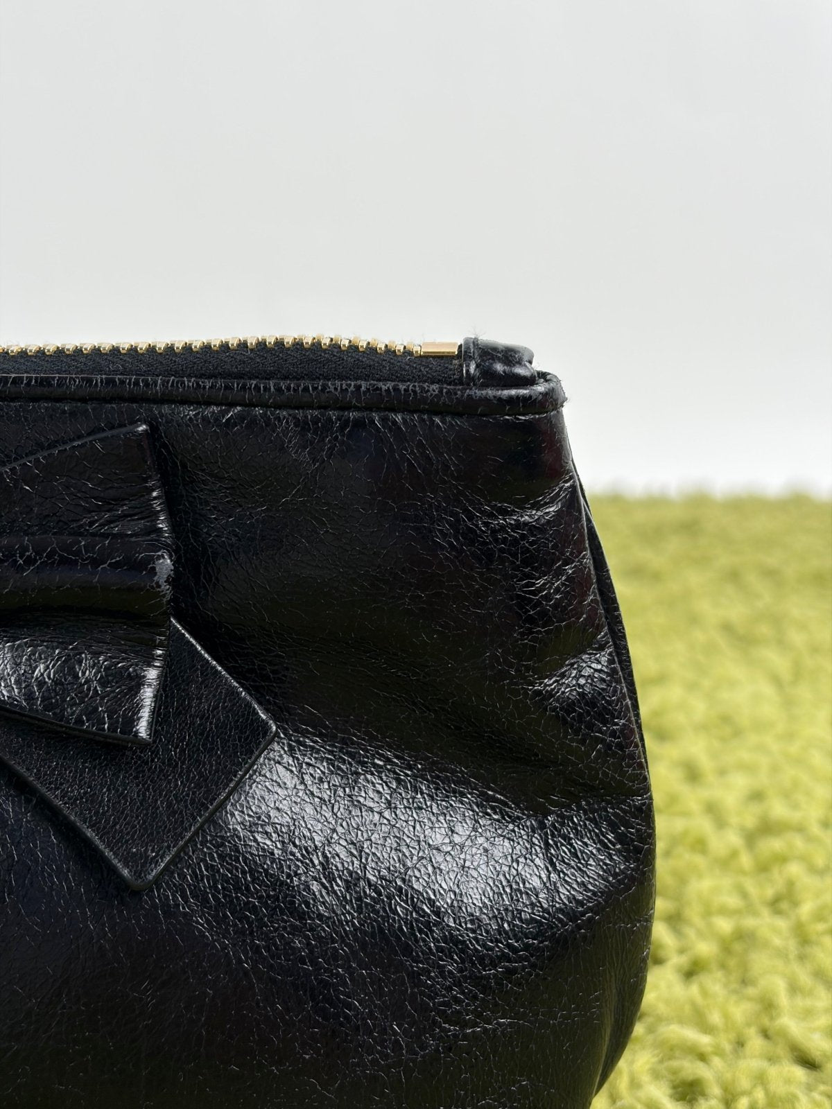 Borsa Miu Miu Pour Accessories Vitello Shine Sac Nera - Second Hand Di Fiore