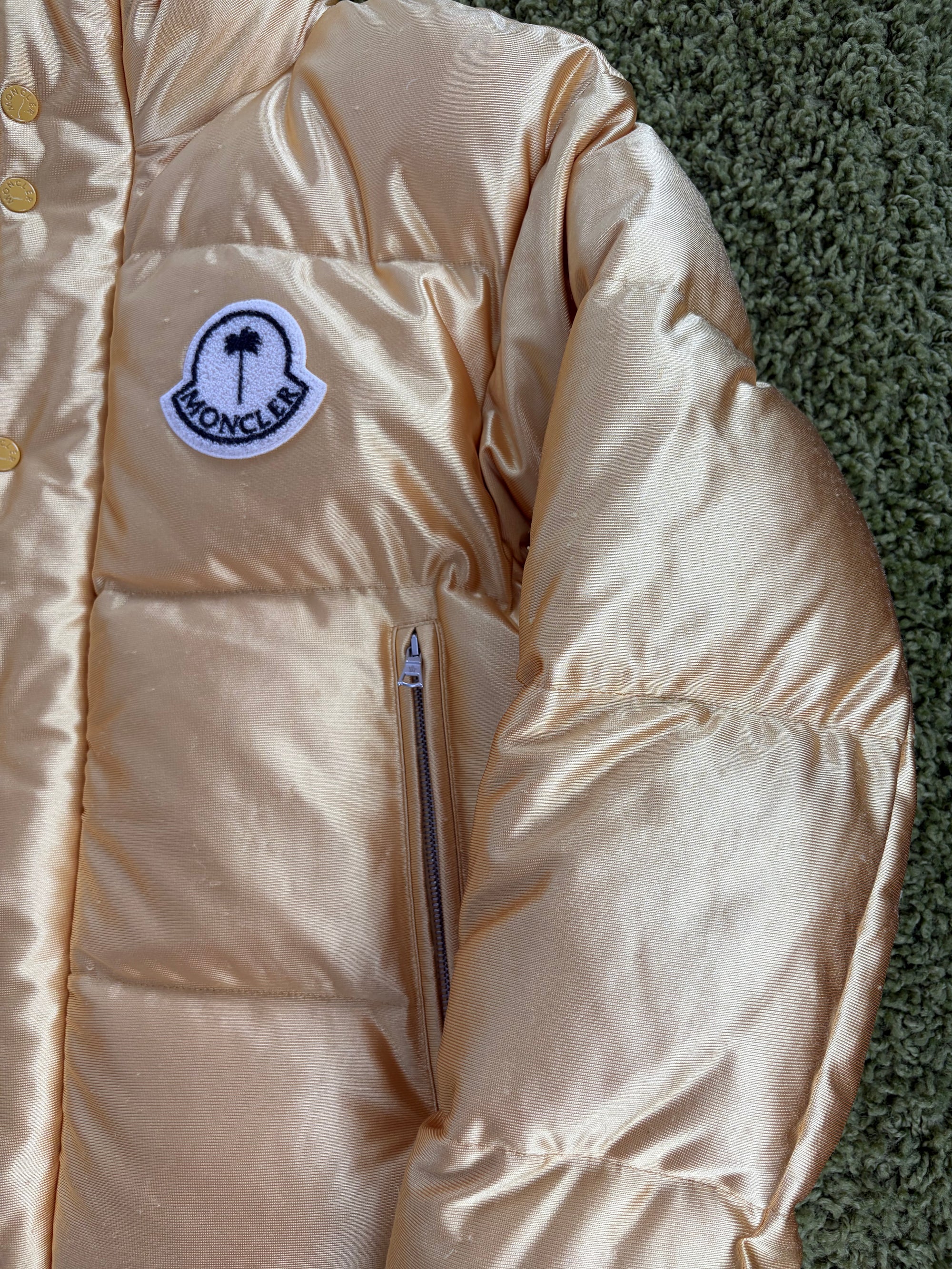 Moncler X Palm angels Size 2=M oro