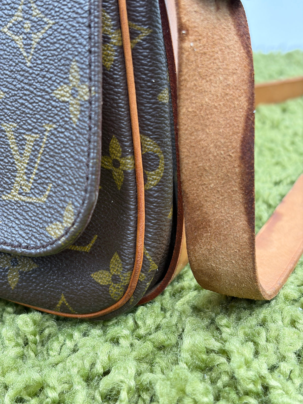 Borsa a tracolla Louis Vuitton Cartouchière Marrone