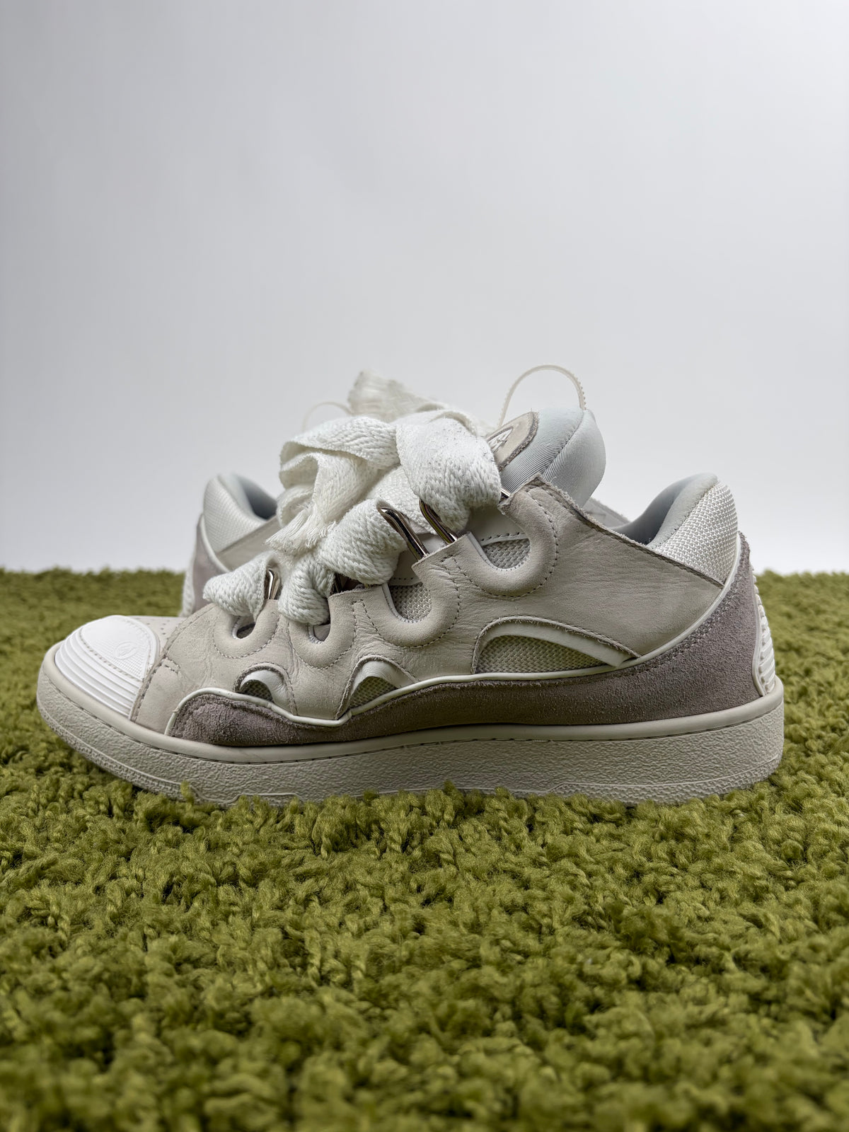 Lanvin Curb Sneaker Bianca 42