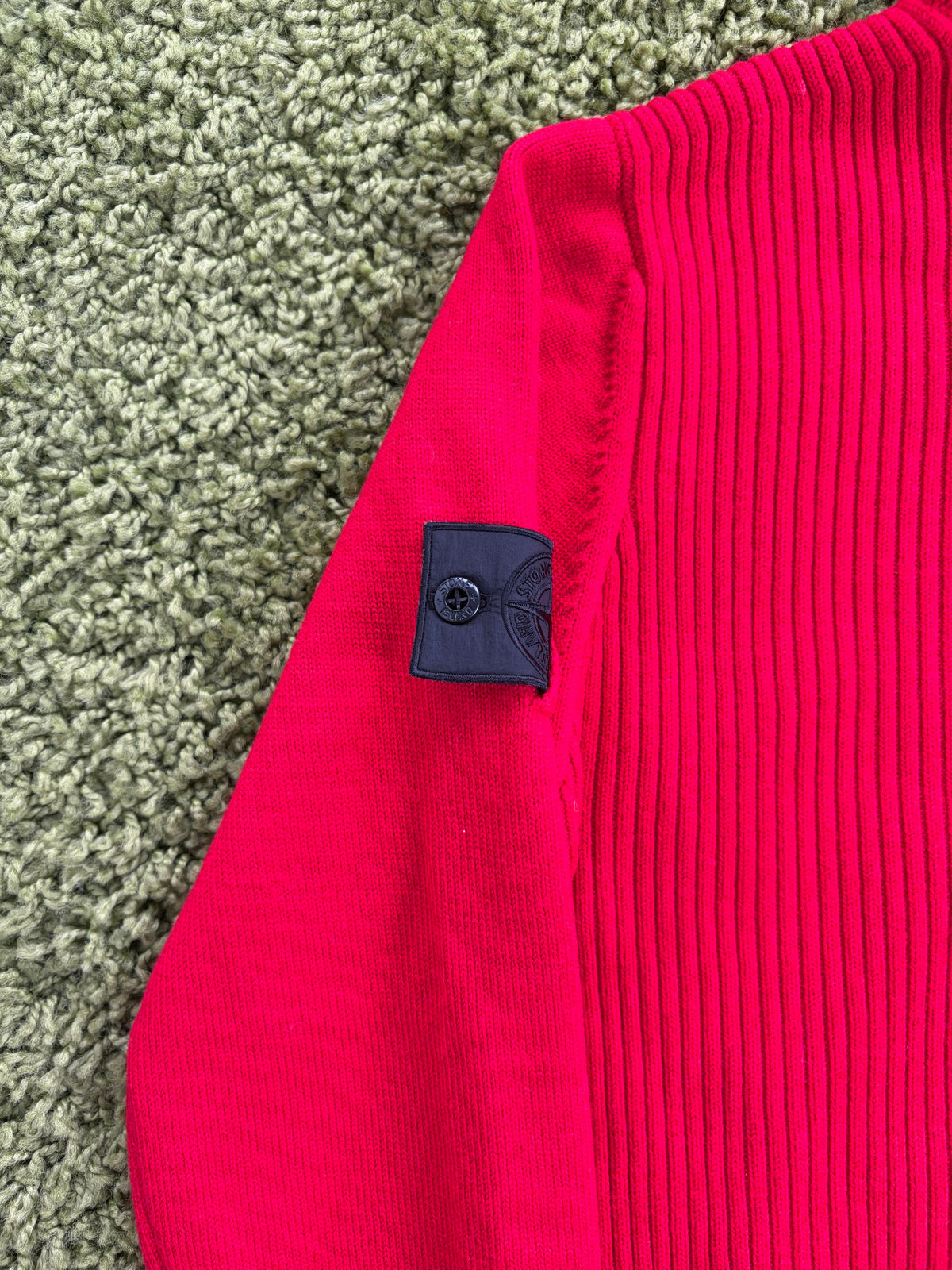Maglione a collo alto dolce vita Stone Island Rosso L