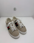 Gucci ace Size 9=43 marroncino verde e rossa