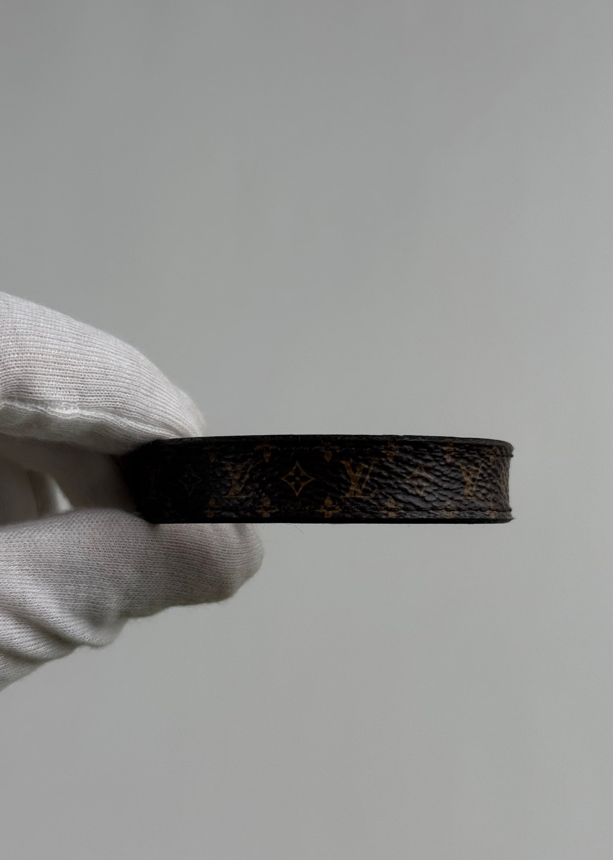 Bracciale Nano Monogram Louis Vuitton Marrone