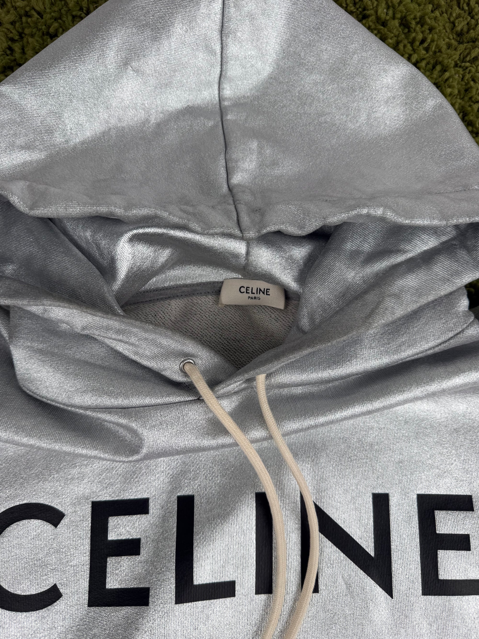 Felpa Celine Size M argento e nera