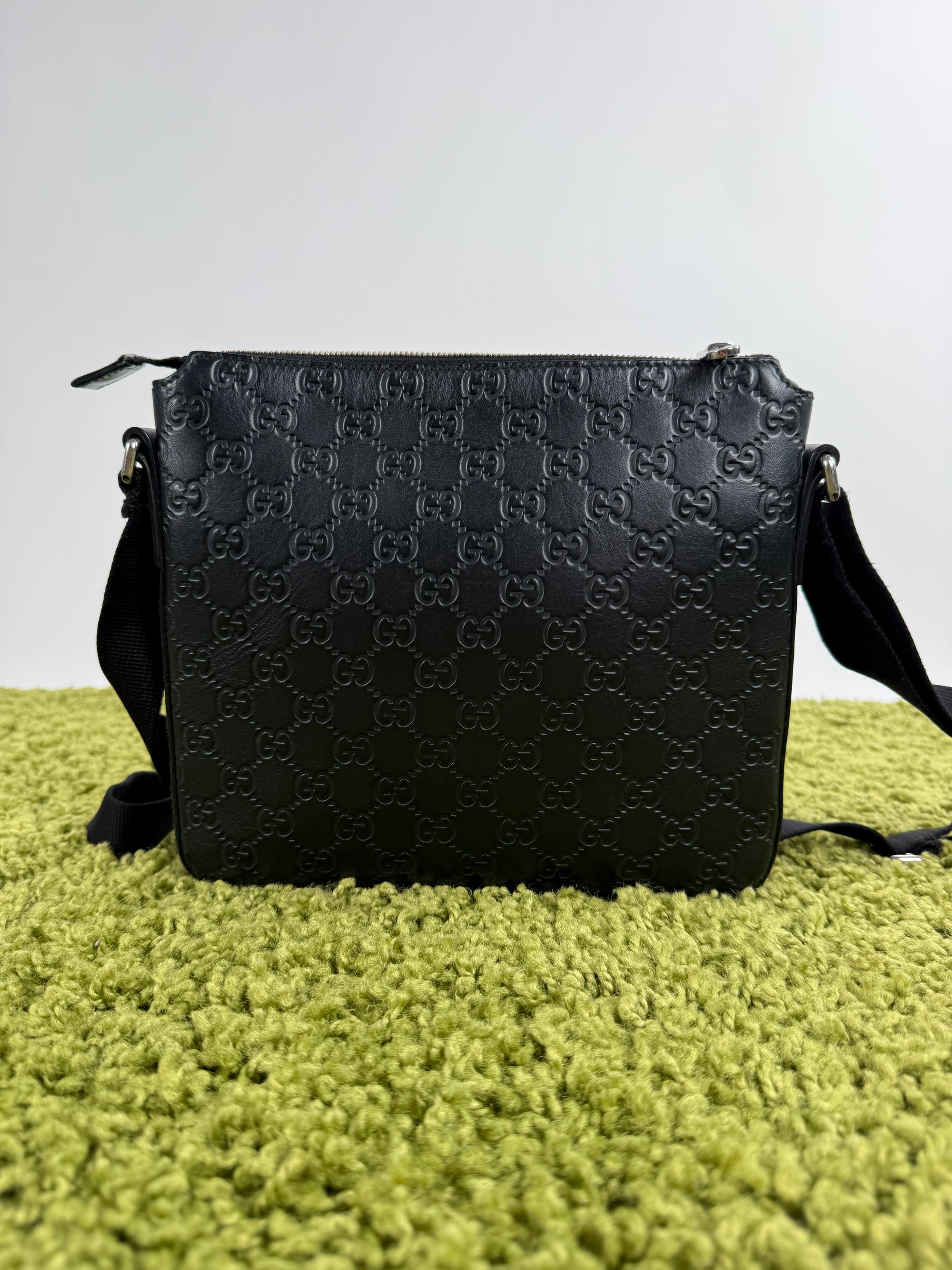 Borsello Gucci in Pelle Nera