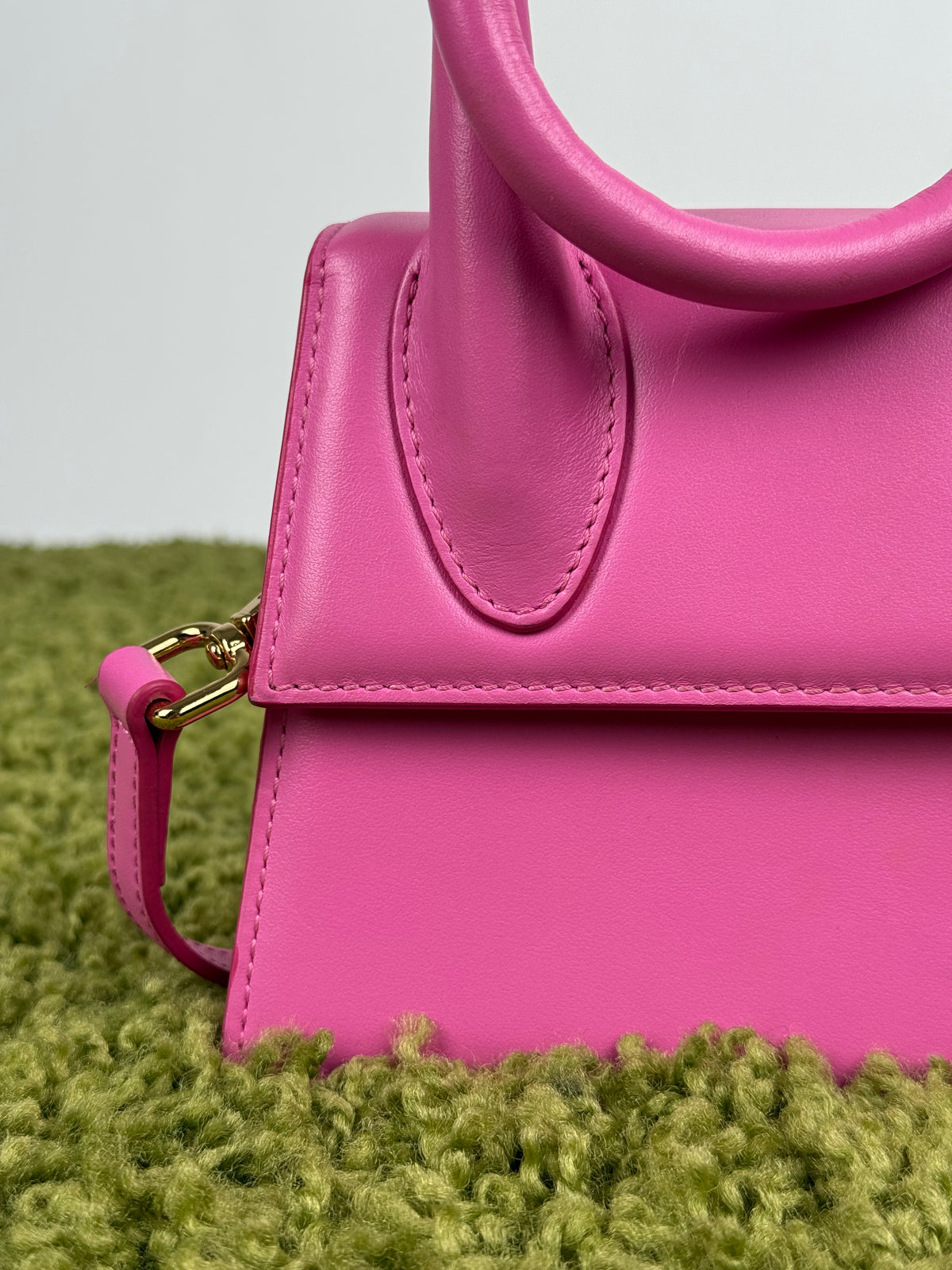 Borsa Jacquemus Le Chiquito Noeud Rosa