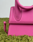 Borsa Jacquemus Le Chiquito Noeud Rosa