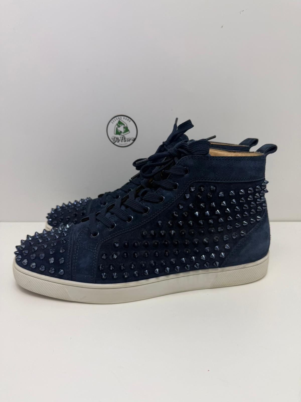 Christian Louboutin 44.5 blu alta