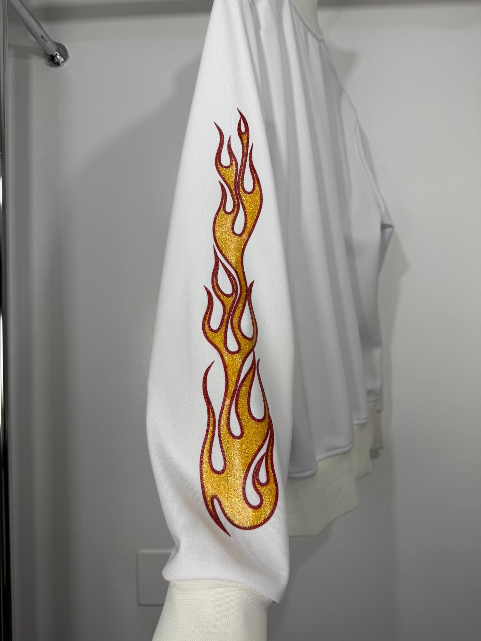 Felpa Palm Angels Size L bianca