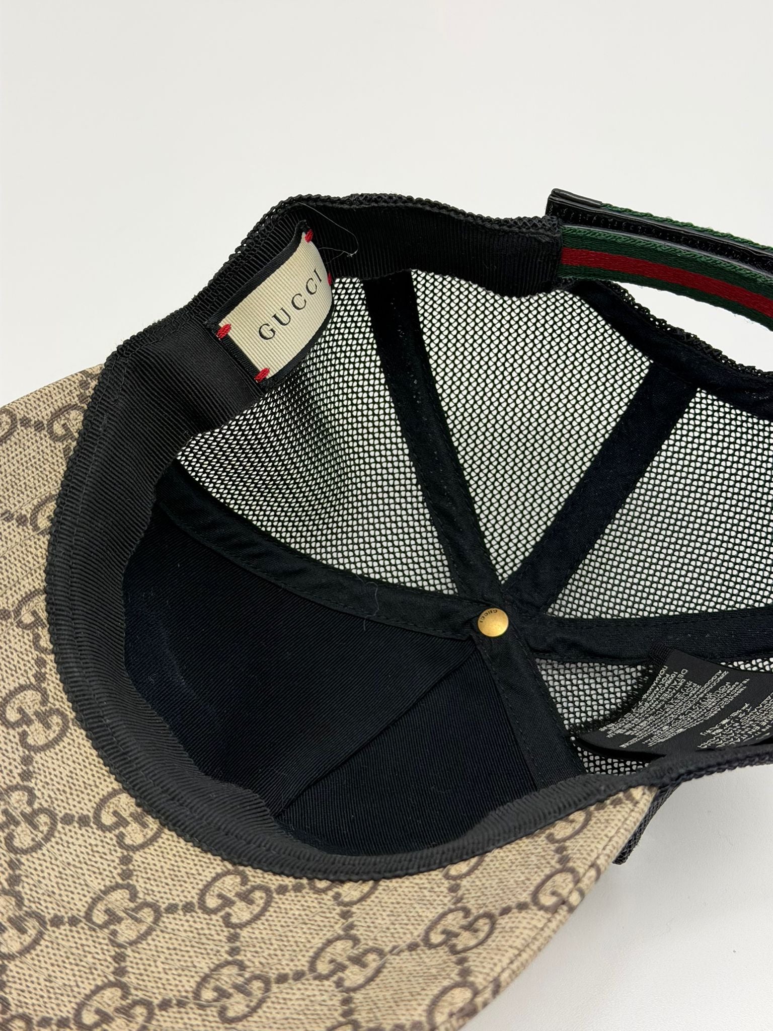 Cappello Gucci Size M/58 marrone e nero