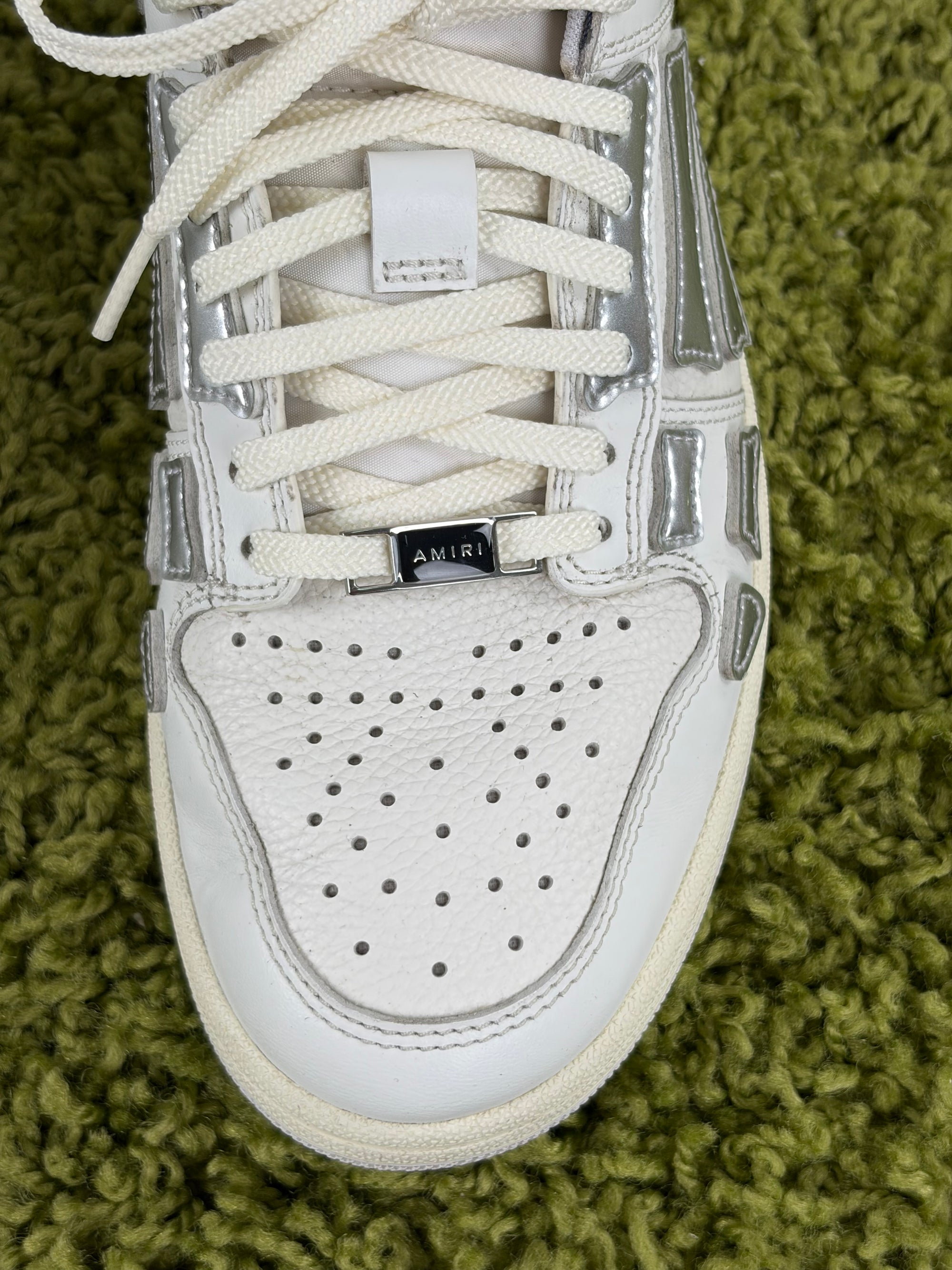 Amiri skeleton Size 38 bianche e argento