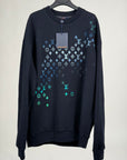 Felpa Louis Vuitton Size XXL blu azzurra a verde