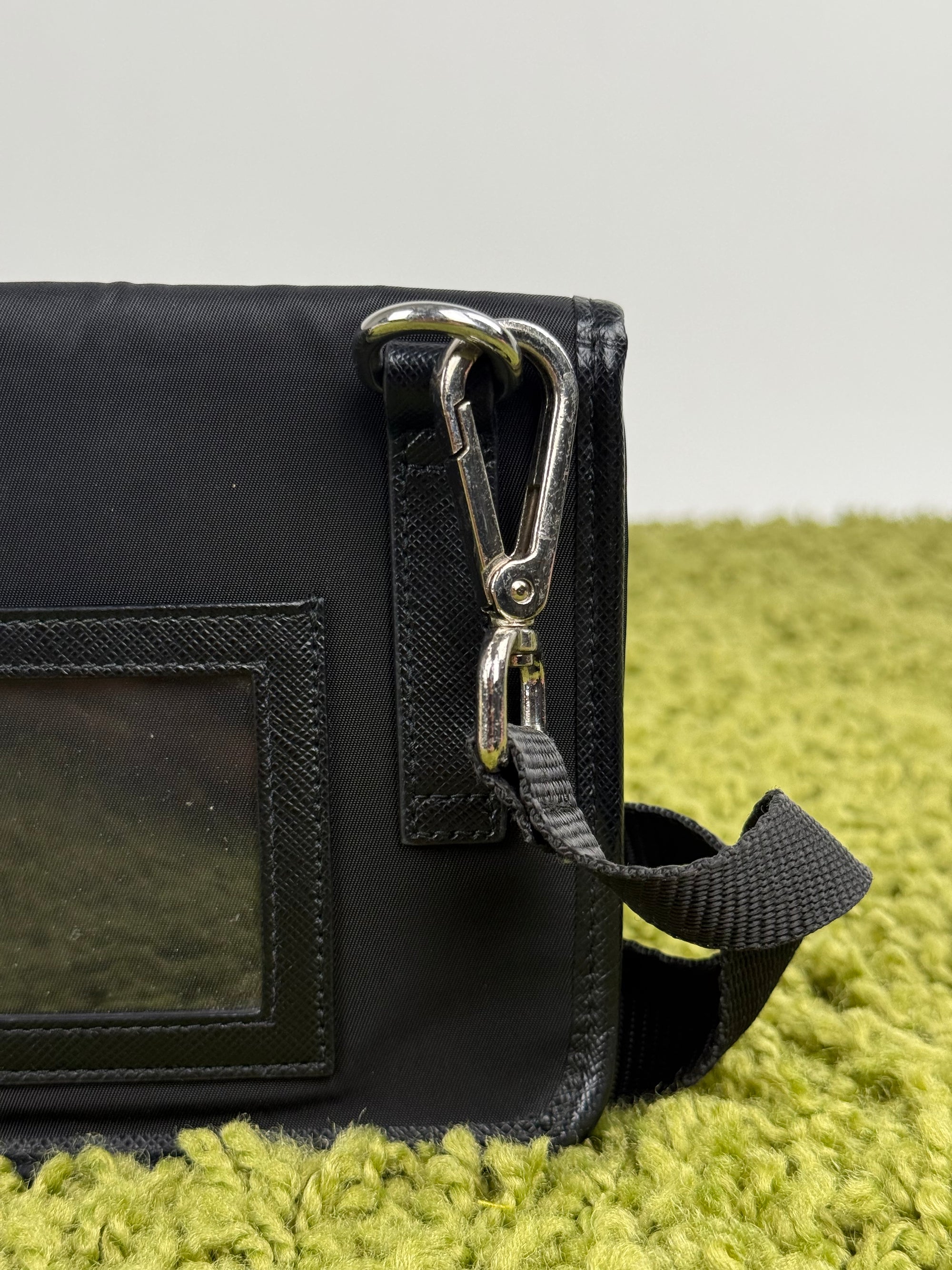 Porta Smartphone Prada in Re Nylon Nero