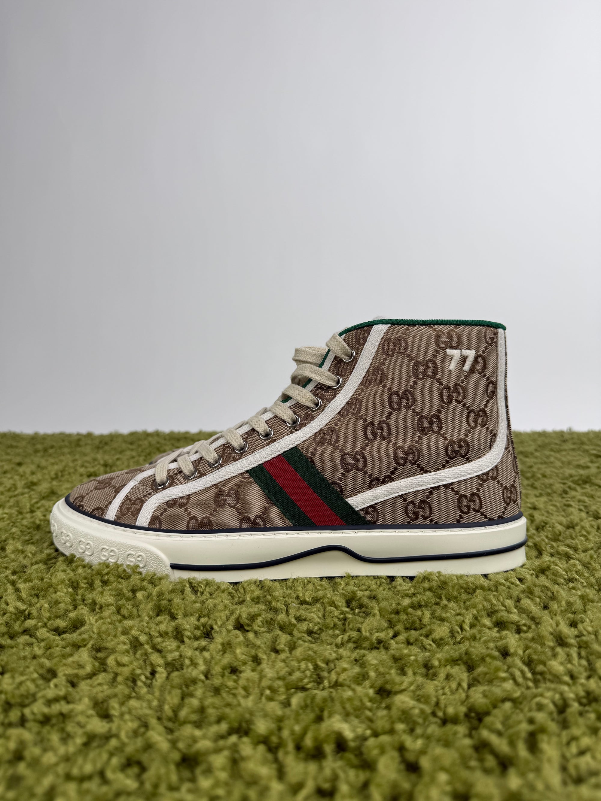 Gucci Tennis Alta Beige 9+
