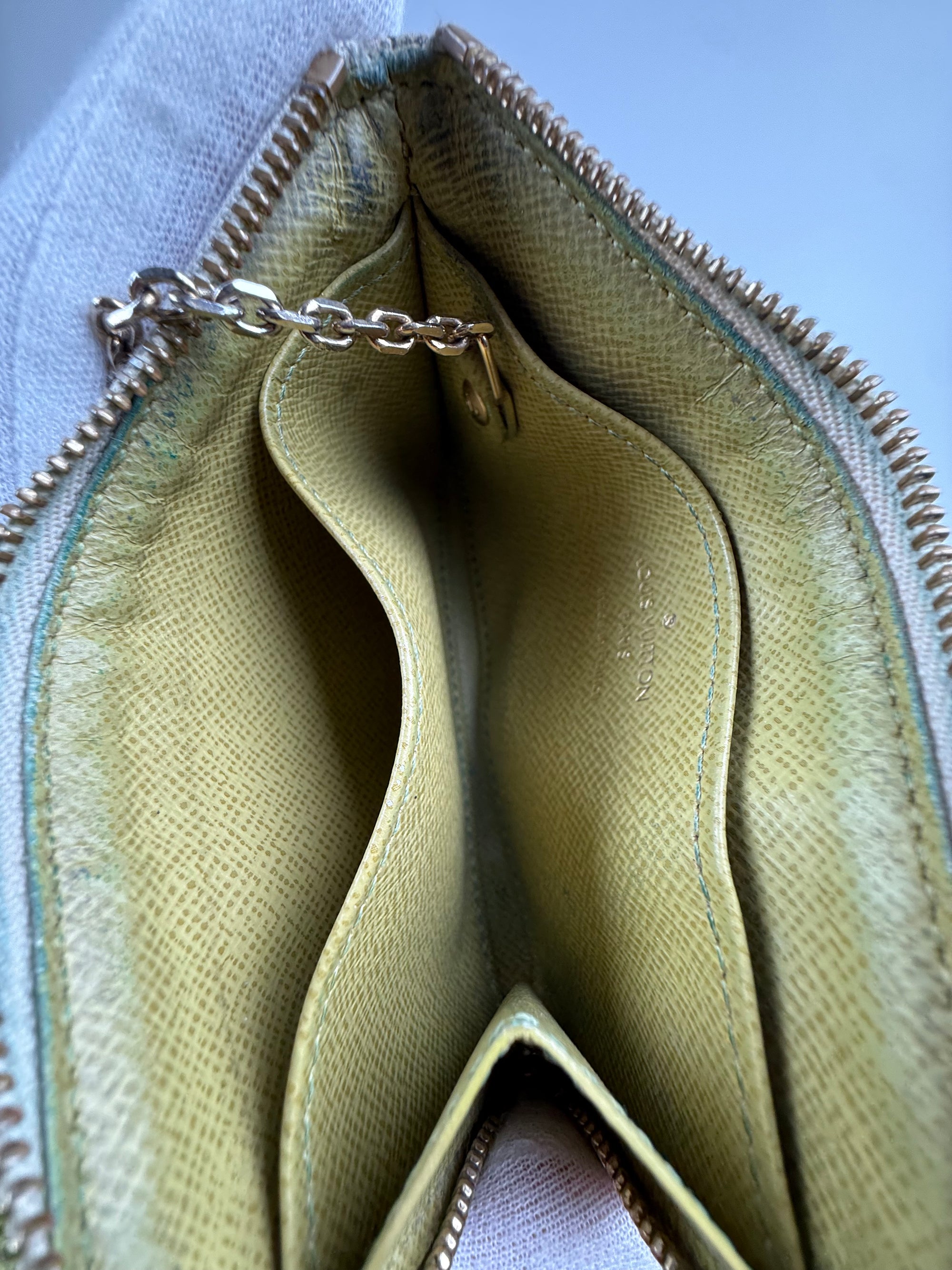 portafogli Louis Vuitton Bianco Grigio