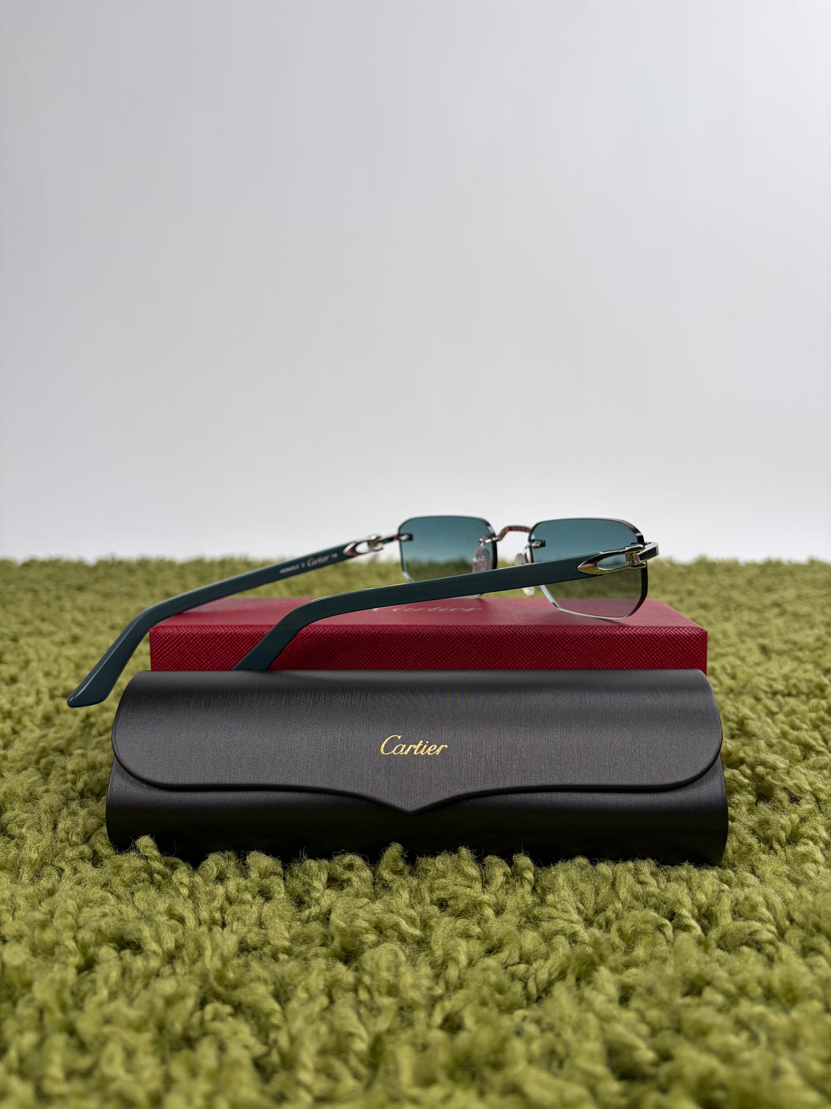 Occhiali da sole Cartier Decor C Azzurro