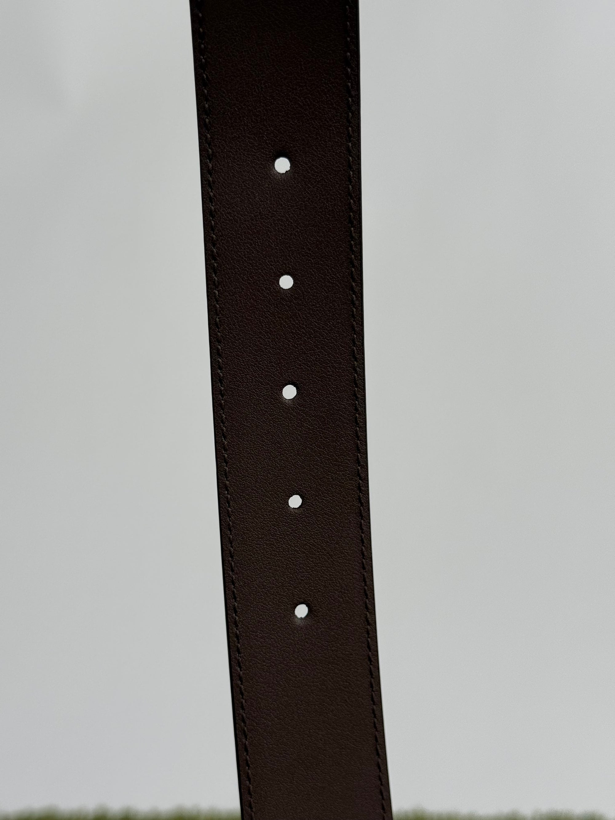 Cintura Gucci in pelle marrone