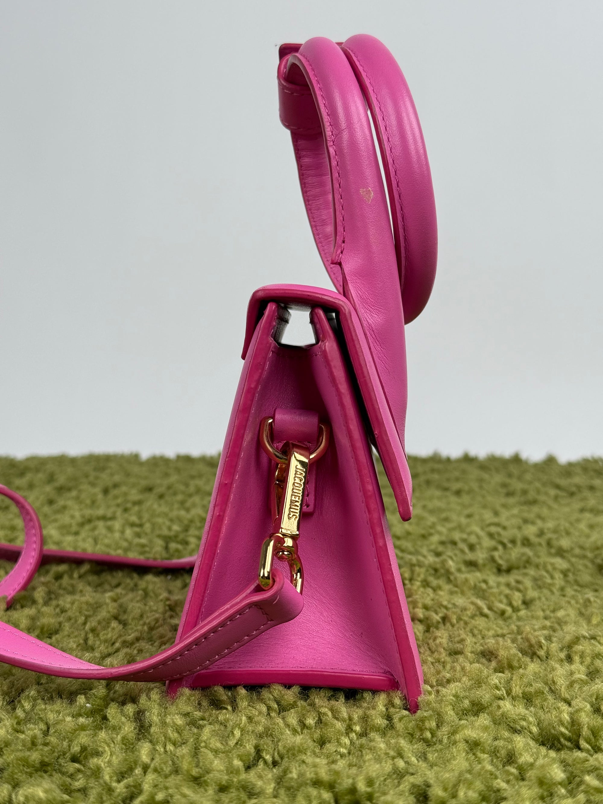 Borsa Jacquemus Le Chiquito Noeud Rosa