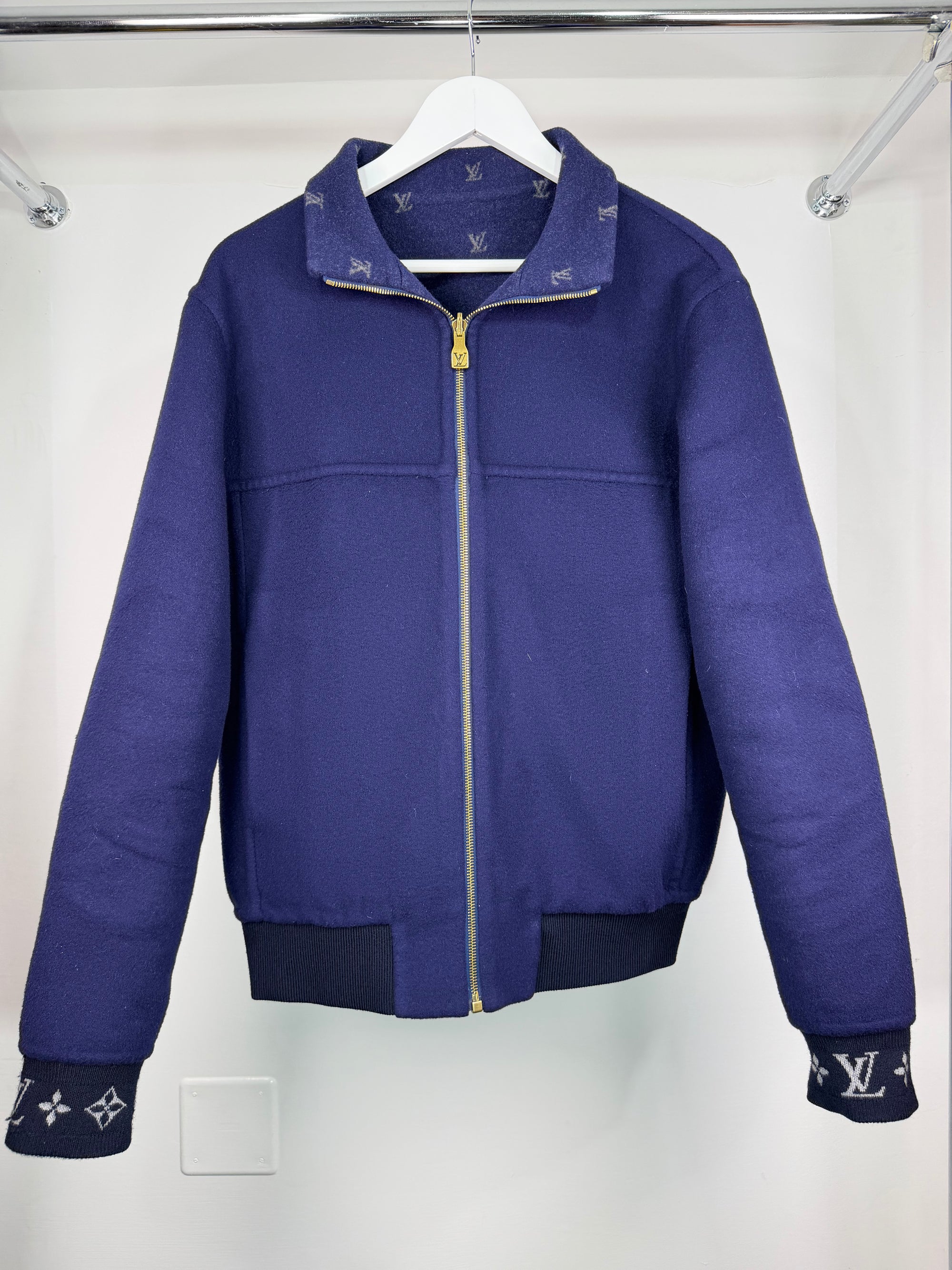 Giacca Louis Vuitton reversibile Size 48 blu