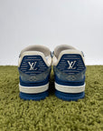 Louis Vuitton Trainer Denim Blu 8.5