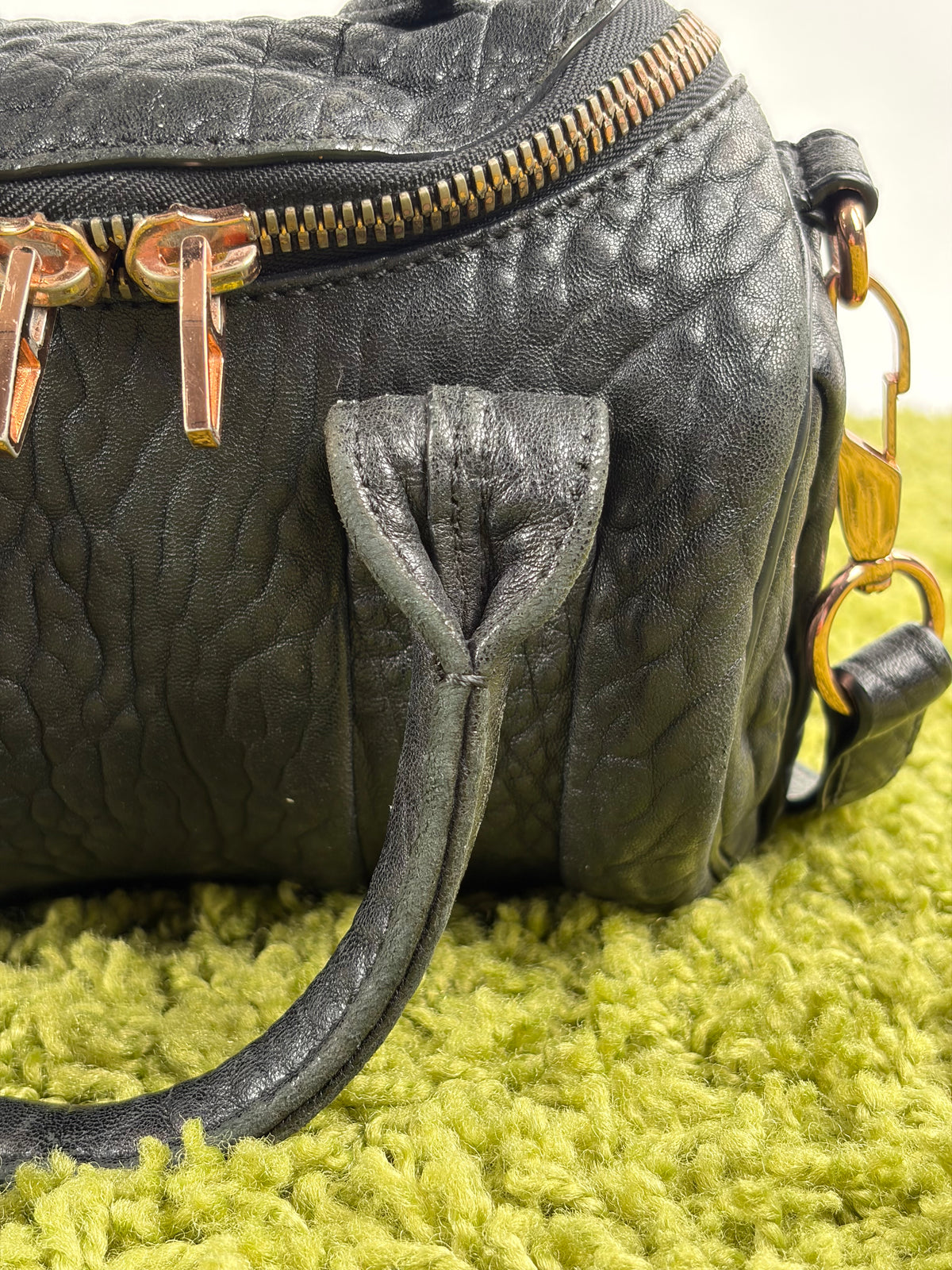 Borsa Alexander Wang Rockie in pelle nera