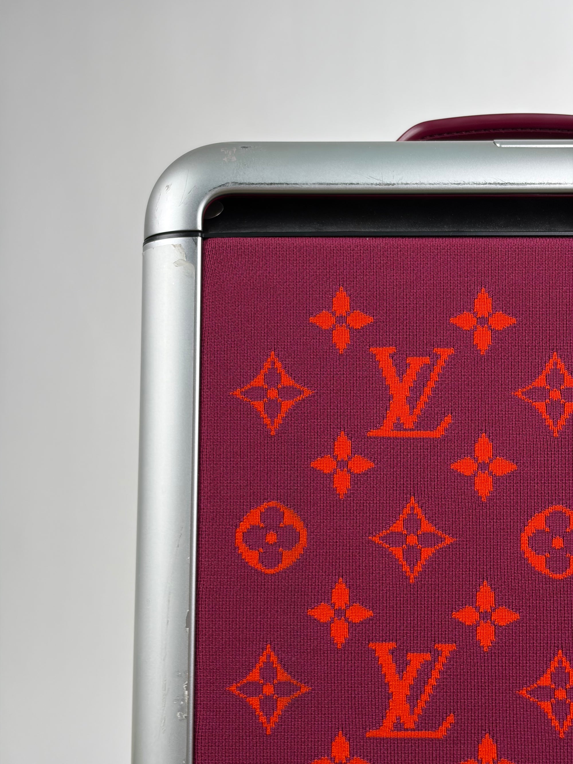Trolley louis vuitton horizon 55 fucsia e arancione