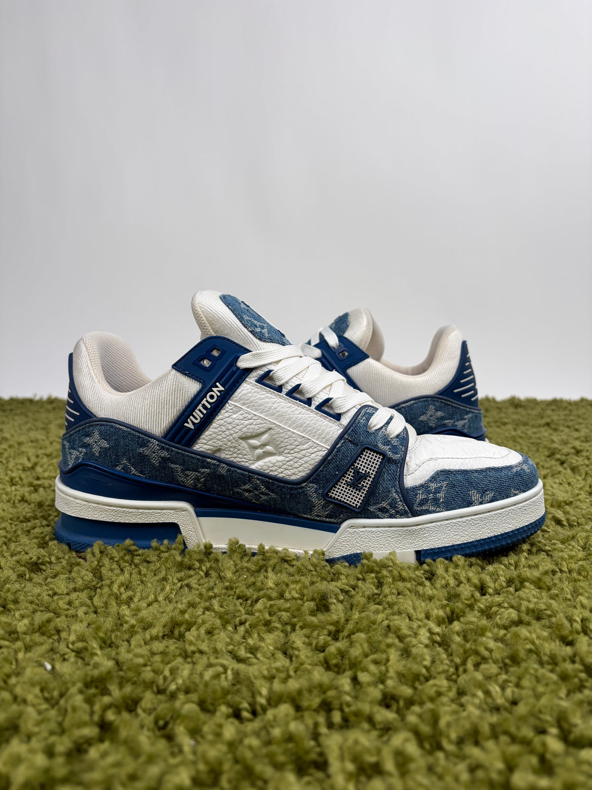 Louis avuitton Trainer In Denim Blu 7.5