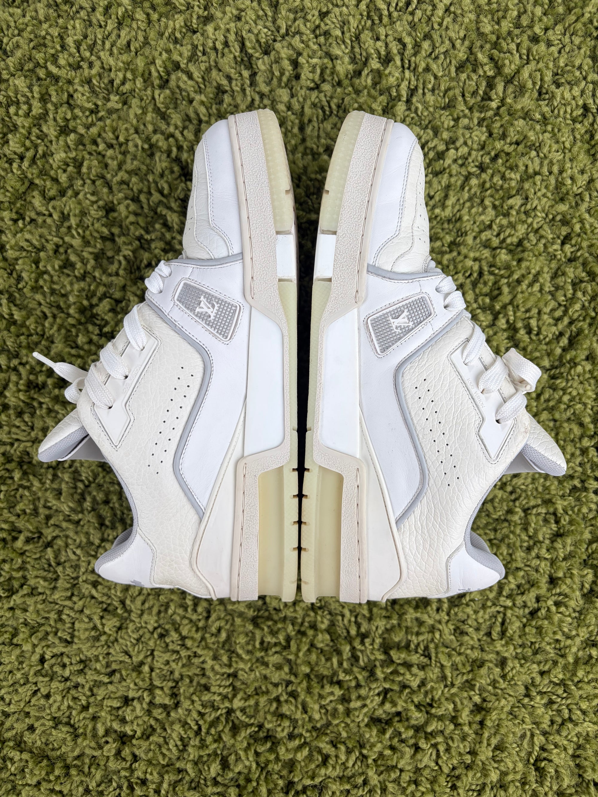 Louis Vuitton trainer Size 5.5=39.5 calza 40.5 bianche