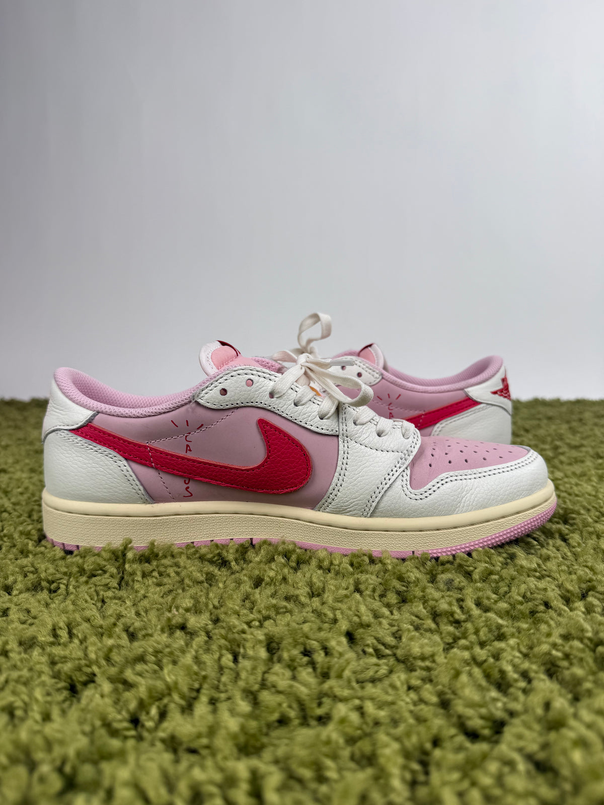 Air Jordan 1 Low X Cactus Jack Travis Scott Rosa Multicolor 42