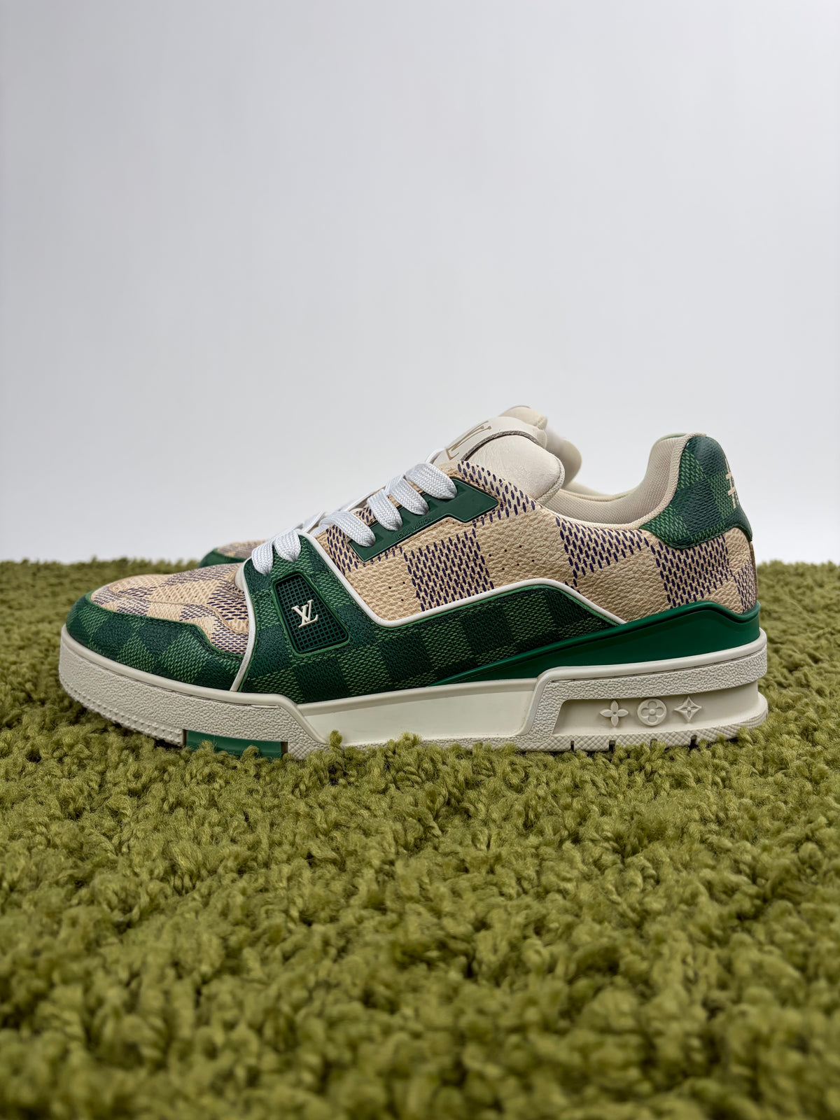 Louis Vuitton Trainer Verde Multicolor 9
