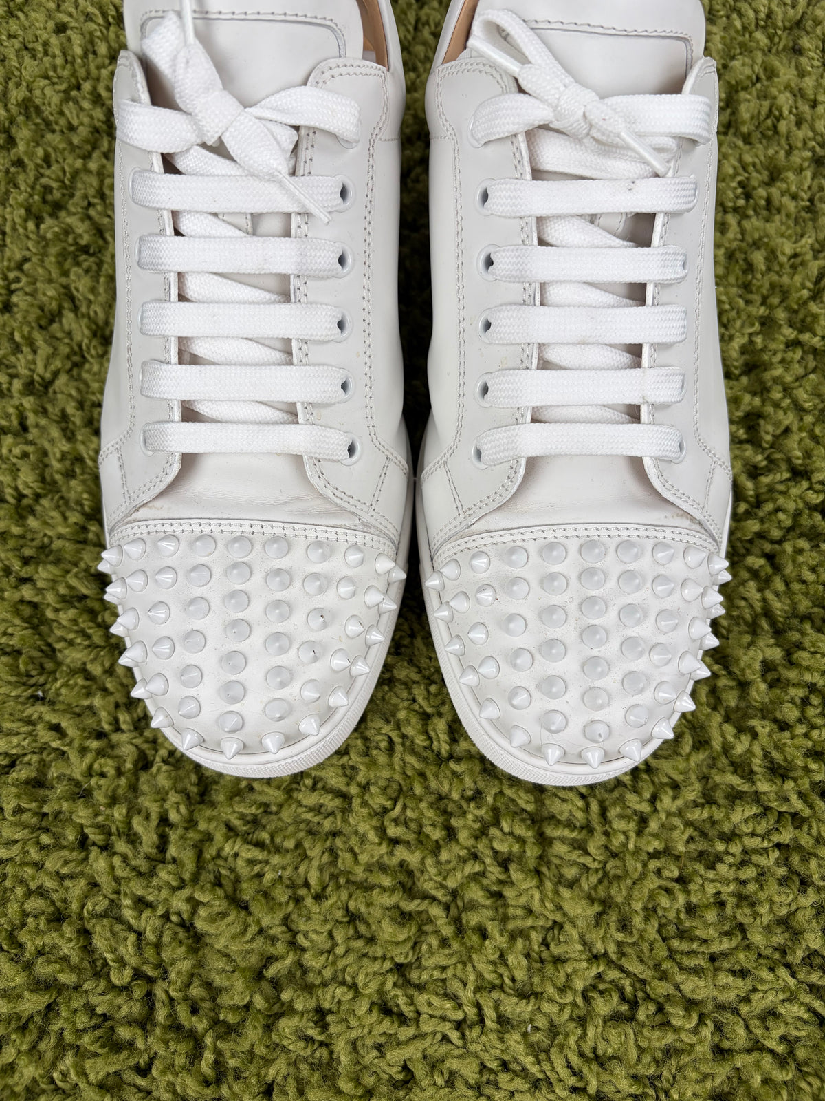 Christian Louboutin Spikes Bianco 43