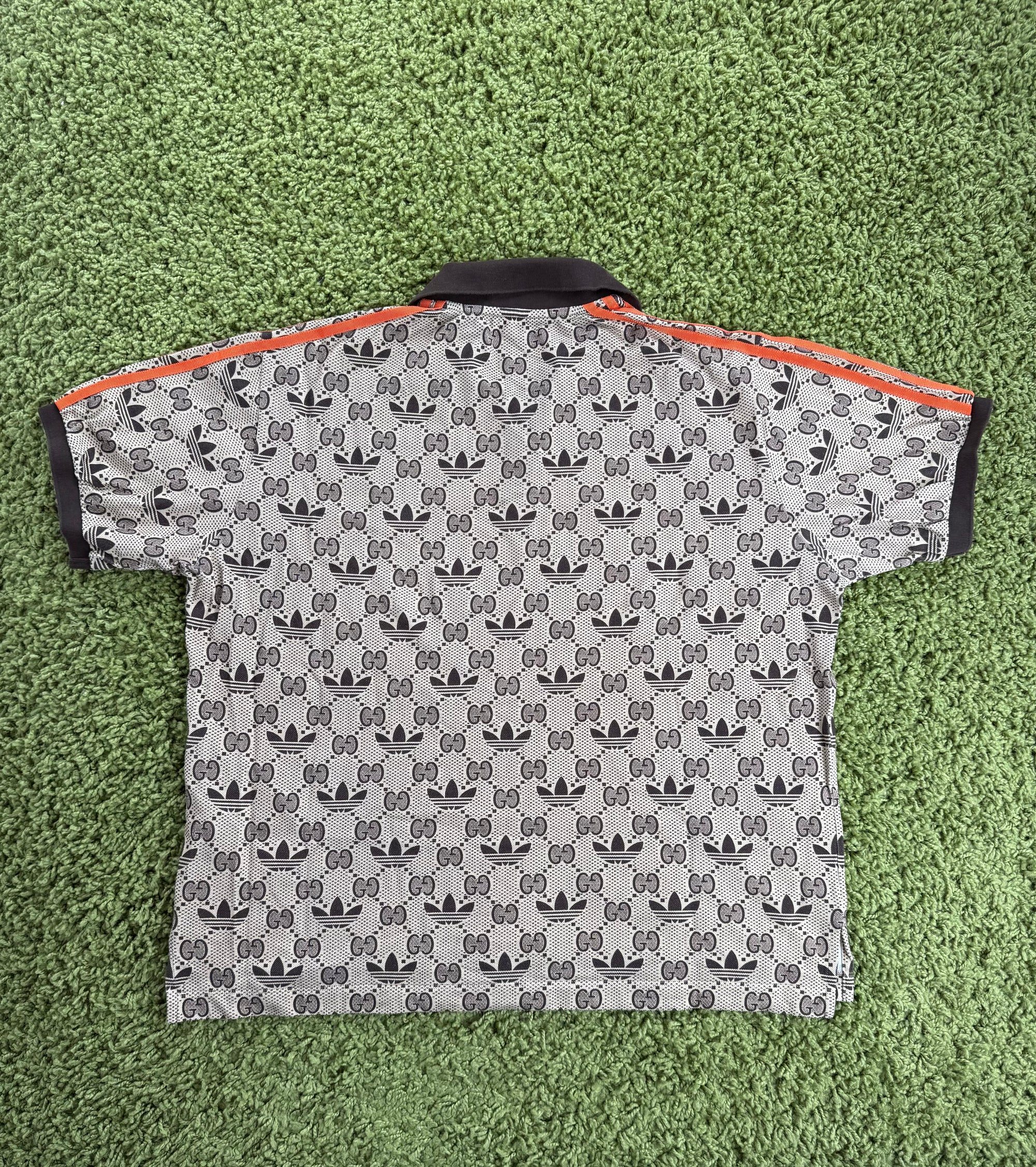 Polo Gucci X Adidas Monogram Beige XL