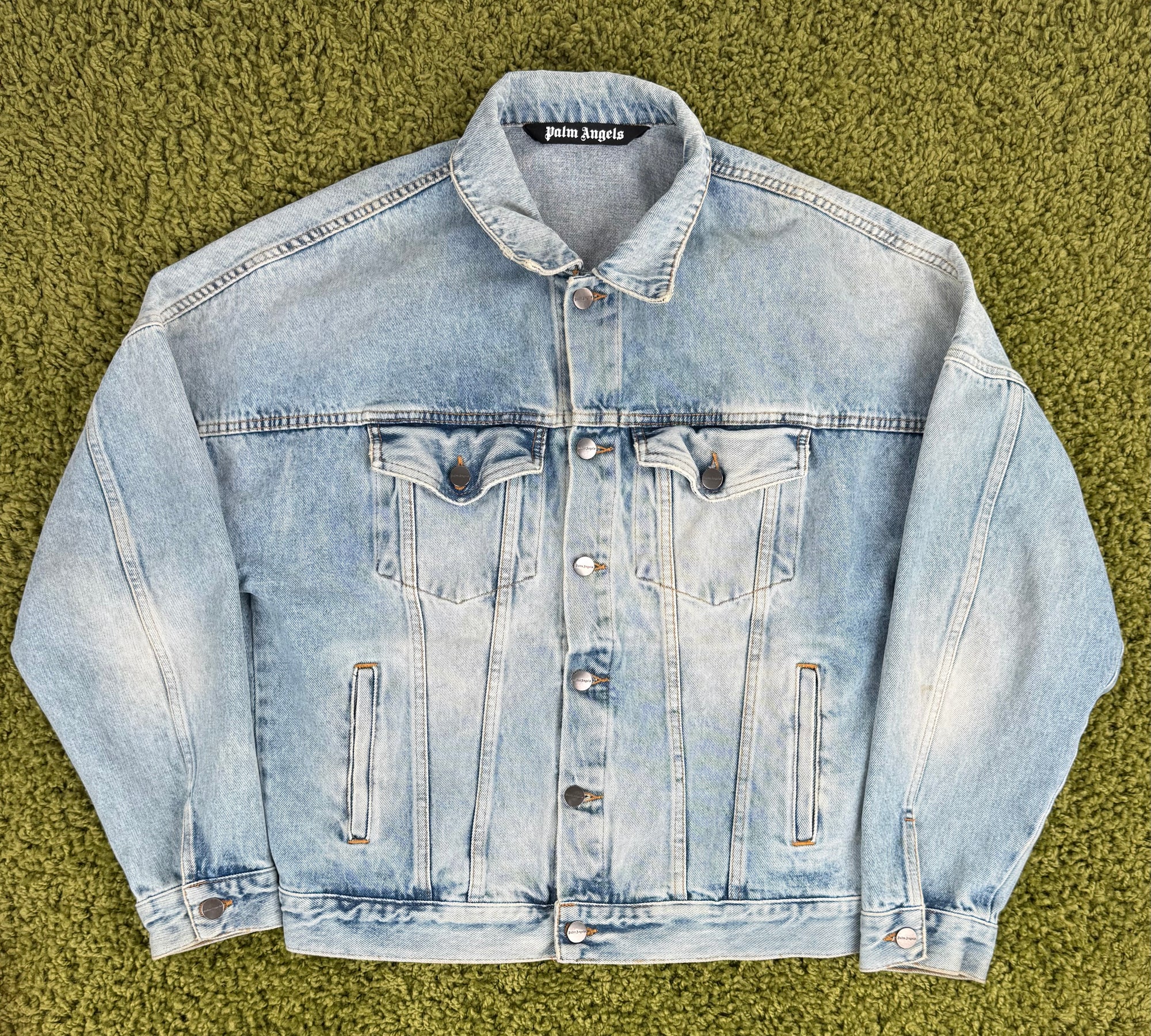 Giacca In Denim Palm Angels M