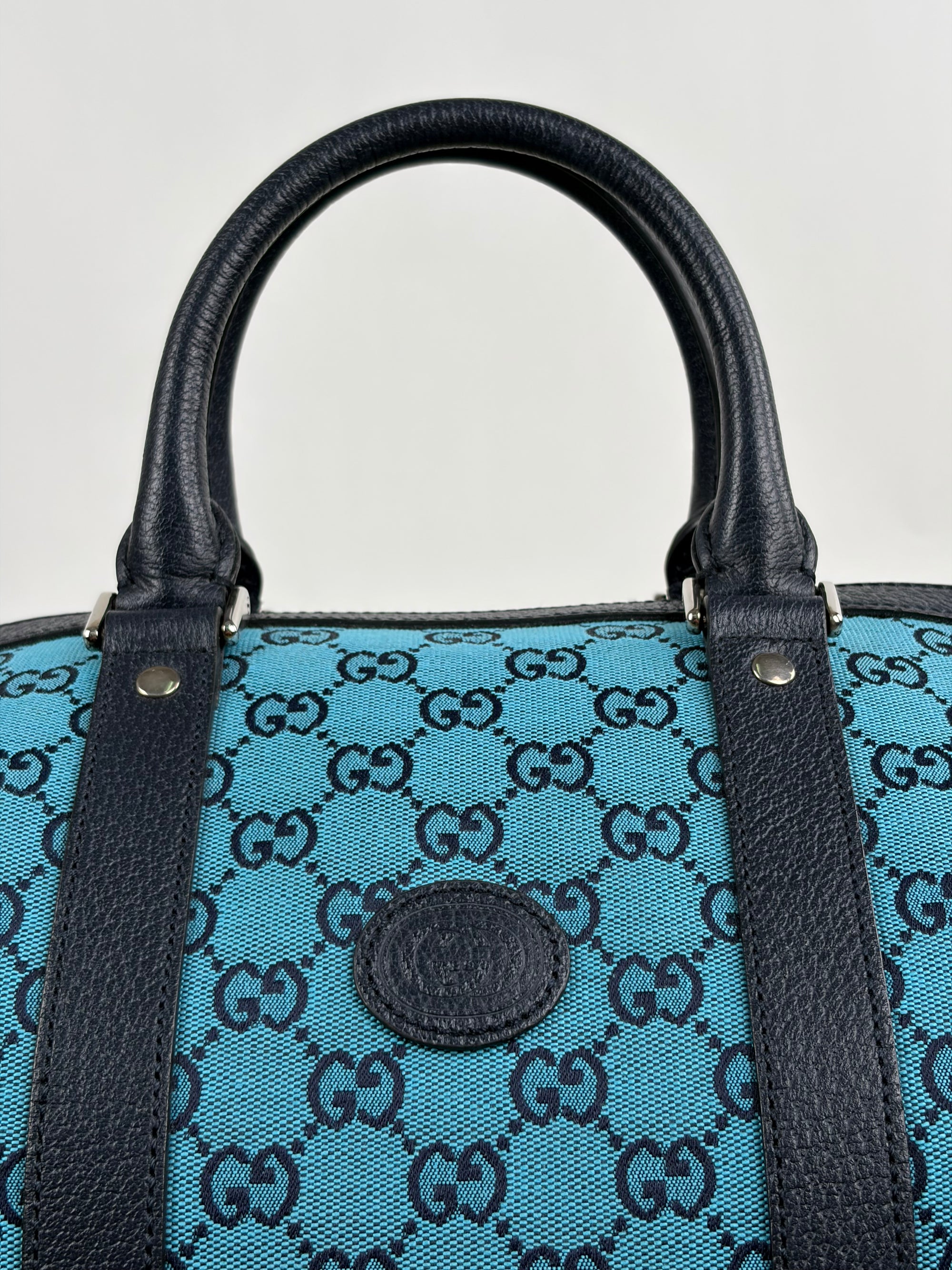 Borsone Gucci azzurro