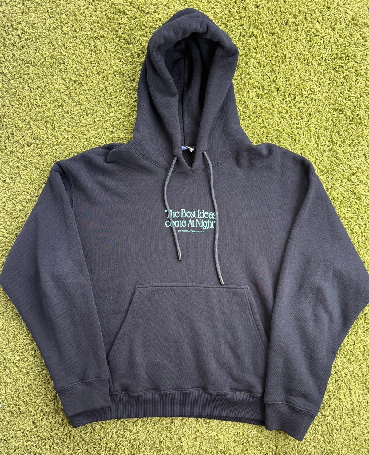 Felpa Off White Nero XL - Second Hand Di Fiore