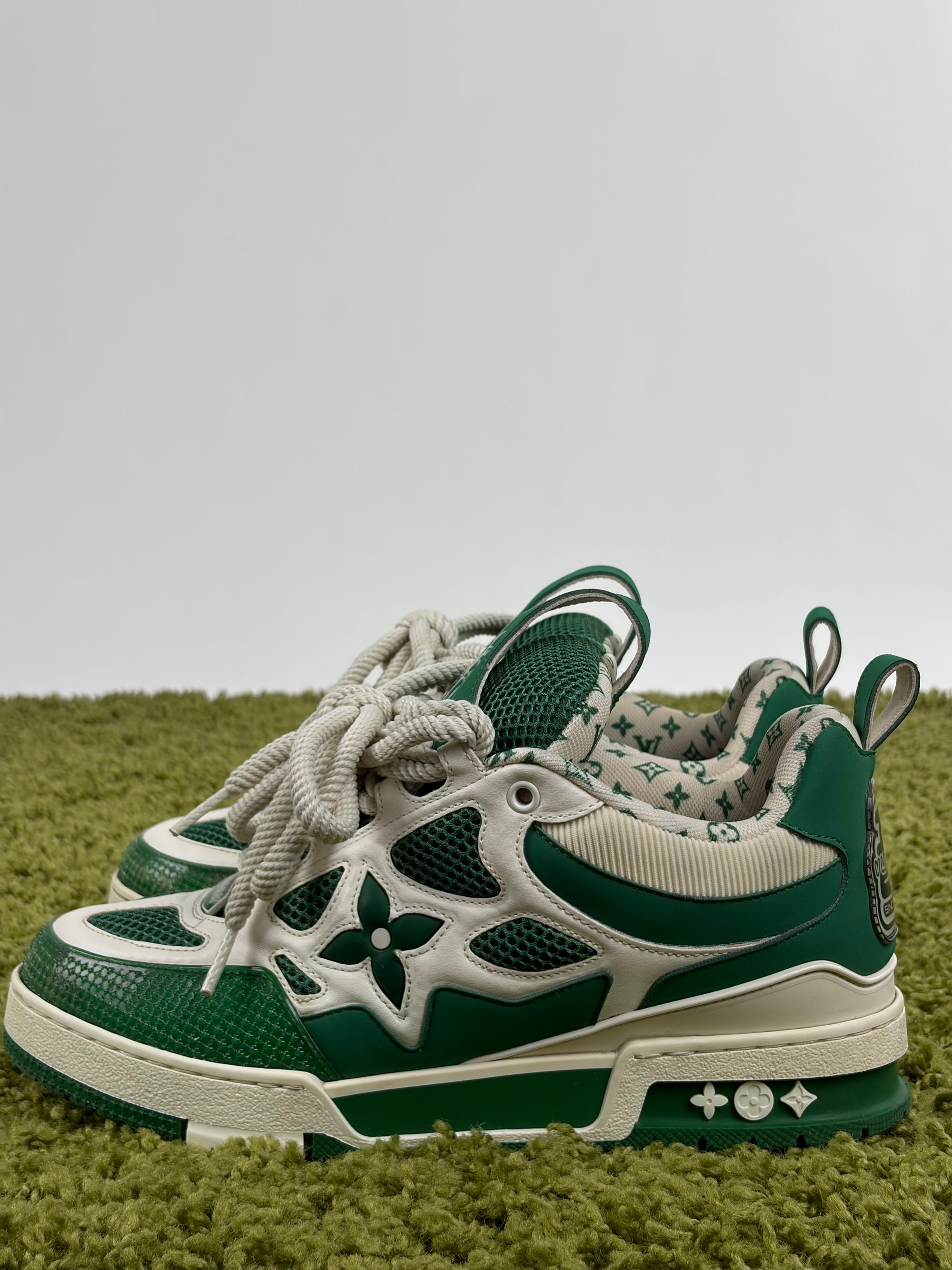 Louis vuitton skate Size 6=40 calza 41 verde e bianca