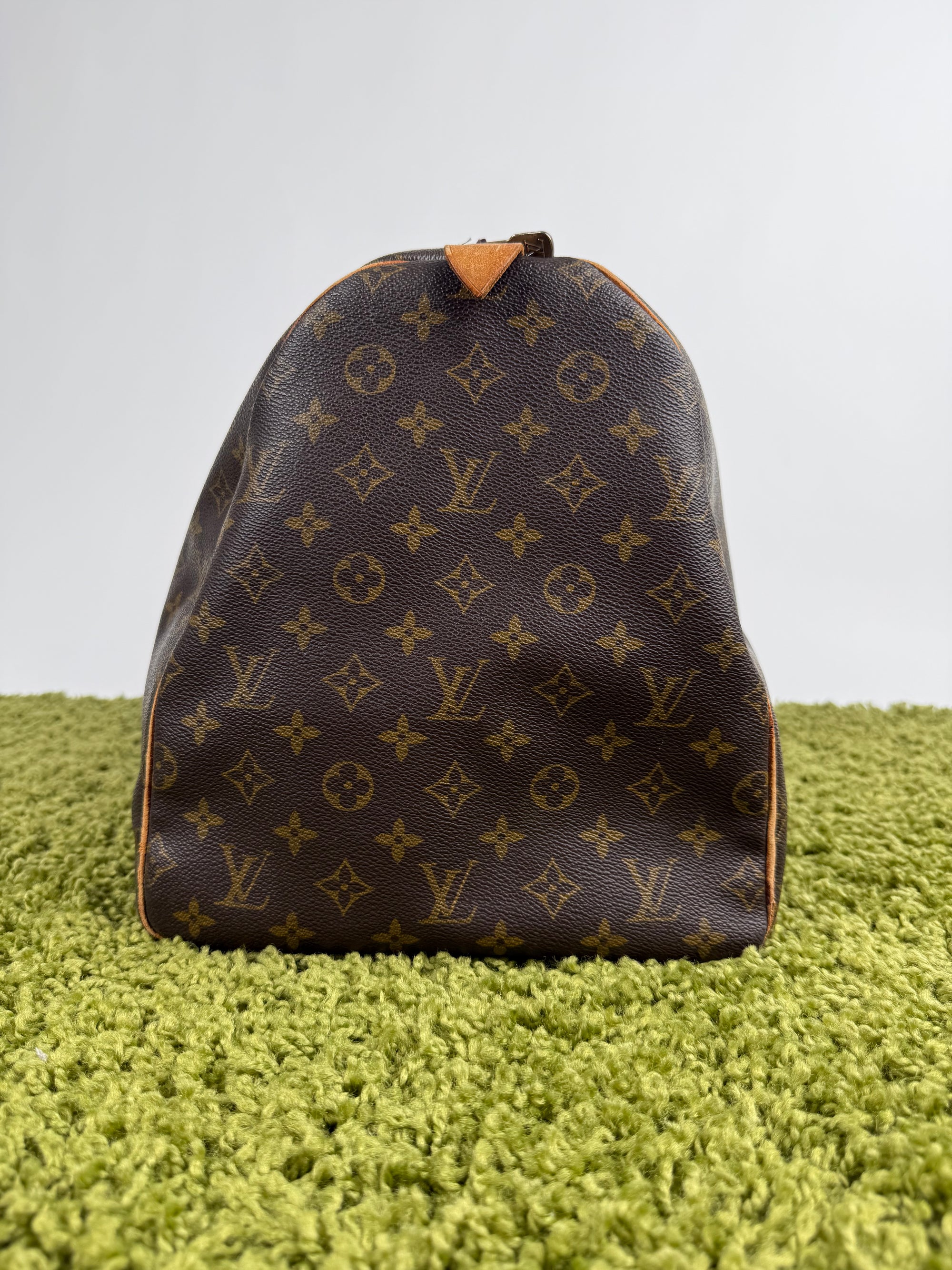 Borsone Keepall Louis Vuitton 55 vintage Marrone