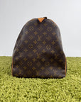 Borsone Keepall Louis Vuitton 55 vintage Marrone
