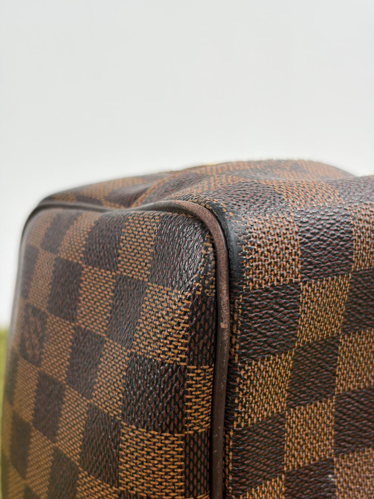 Beauty Case Louis Vuitton in tela Damier Marrone