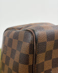Beauty Case Louis Vuitton in tela Damier Marrone