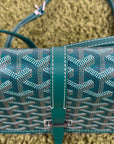 Borsa Goyard Belvedere PM in tela Goyardine Verde