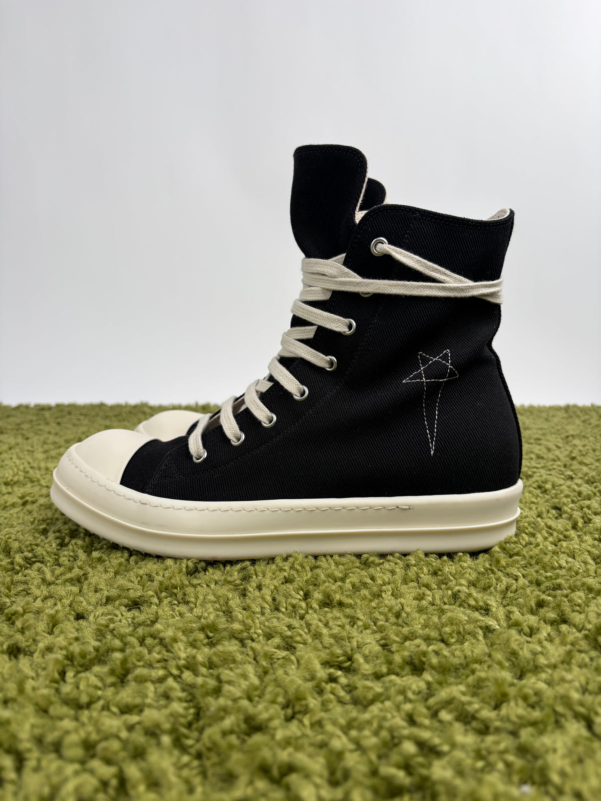 Rick Owens Ramones Pentagram High DRKSHDW nero 41