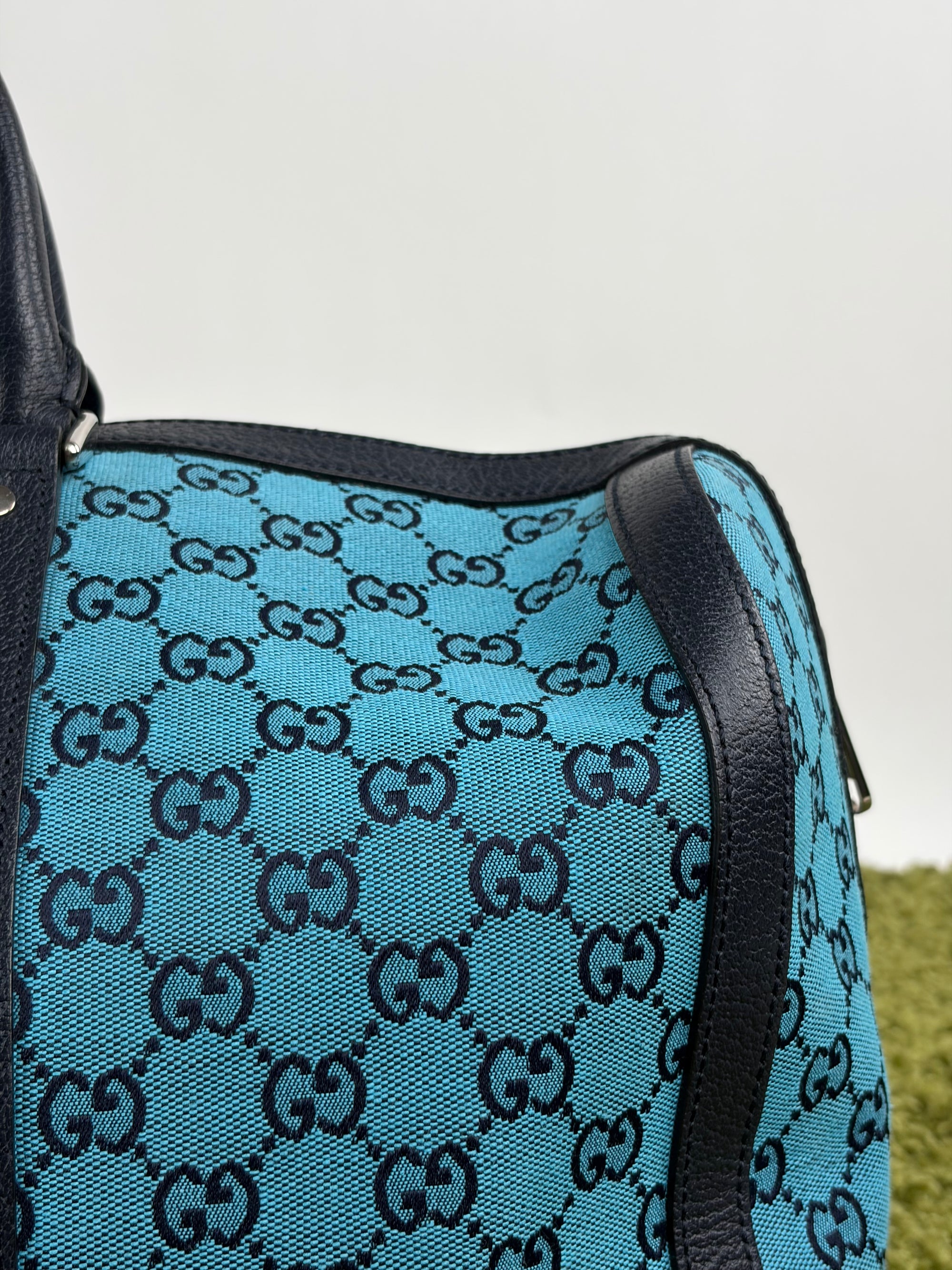 Borsone Gucci azzurro