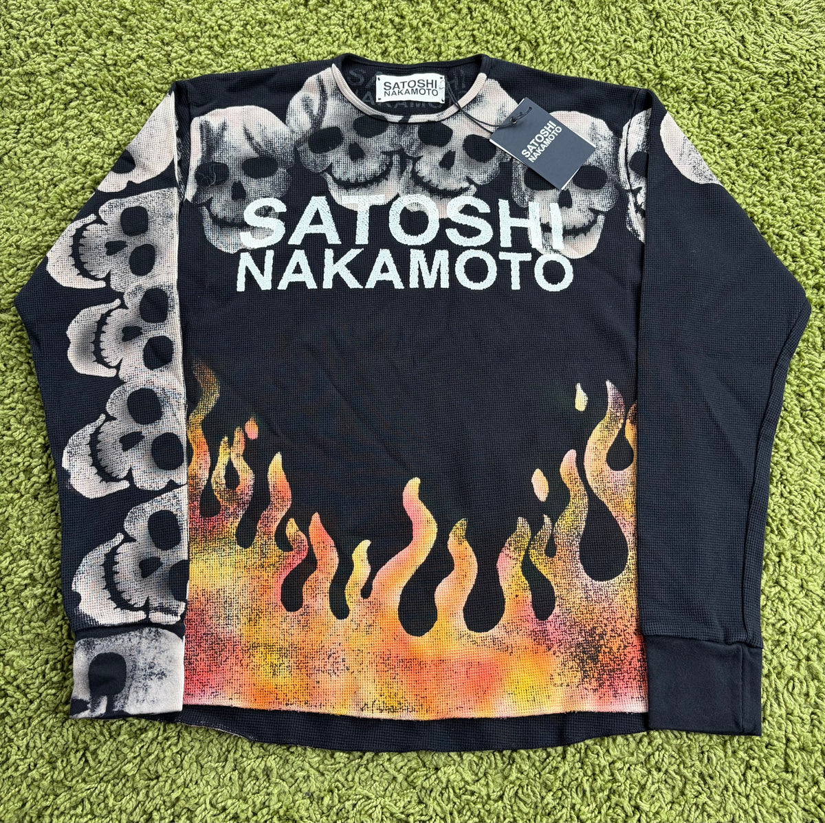 Longsleeve Satoshi Nakamoto Nera Multicolor L
