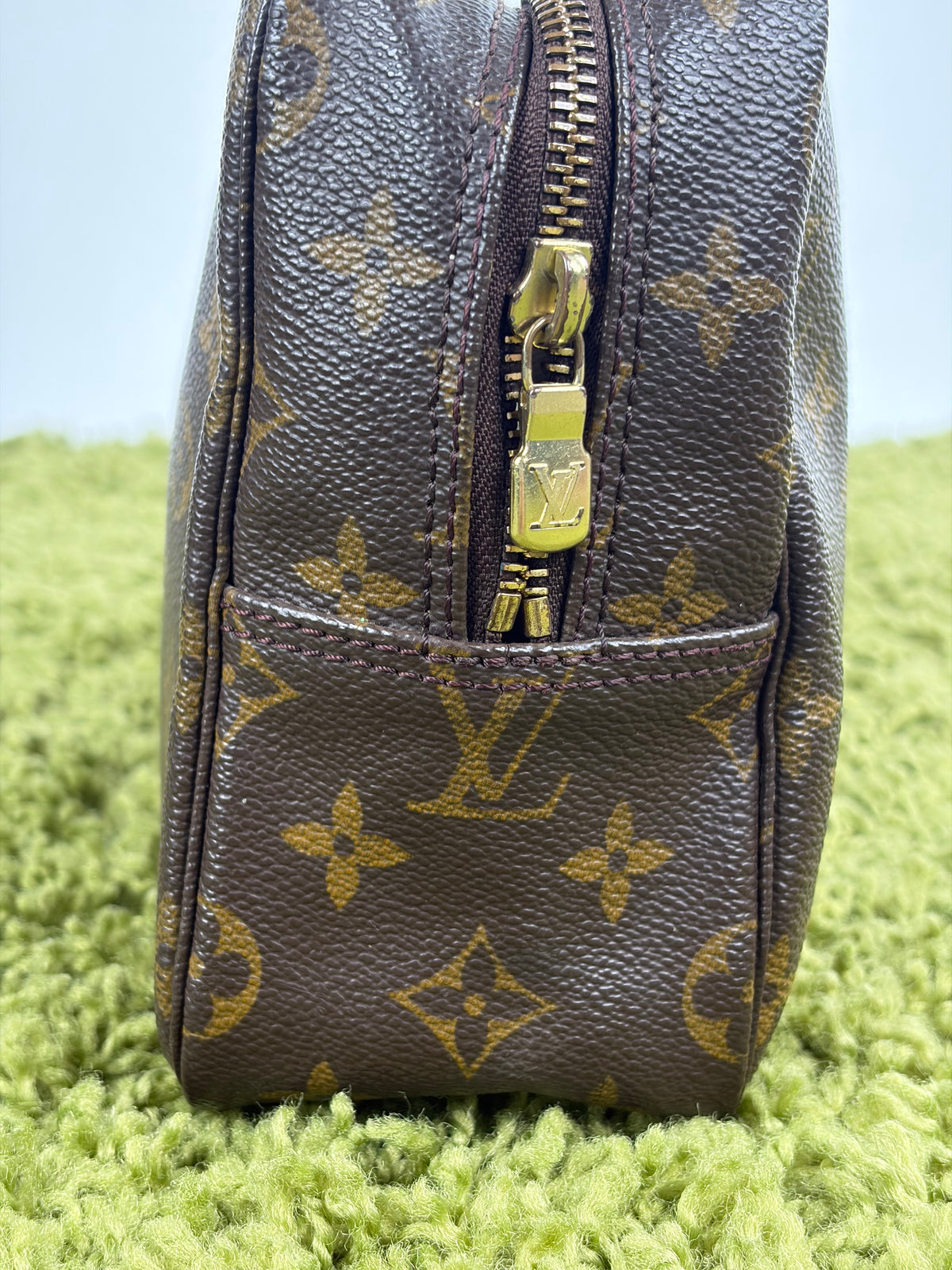 Beauty Case Louis Vuitton Marrone