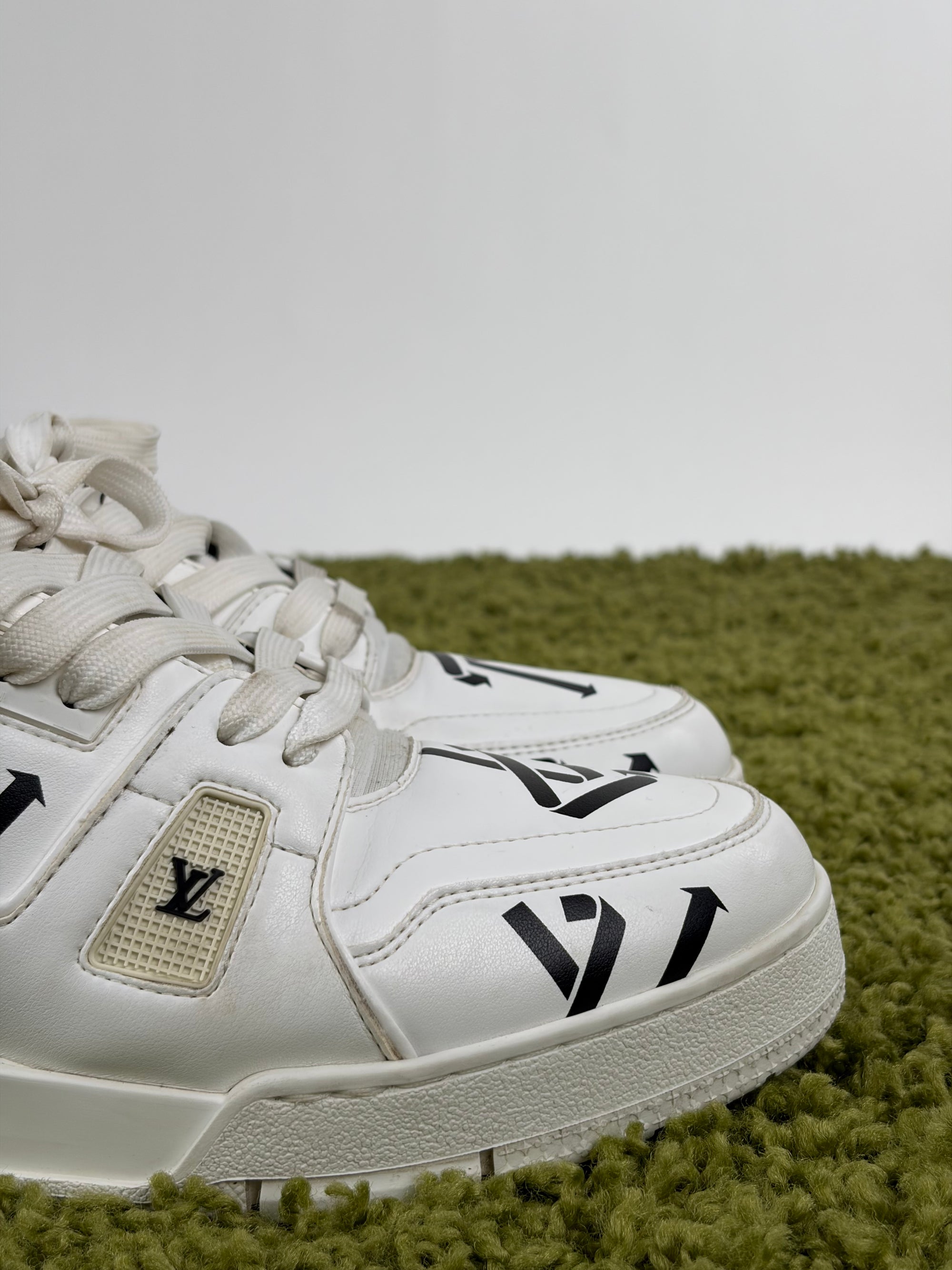 Louis vuitton trainer Size 8=42 calza 43 bianca e nera