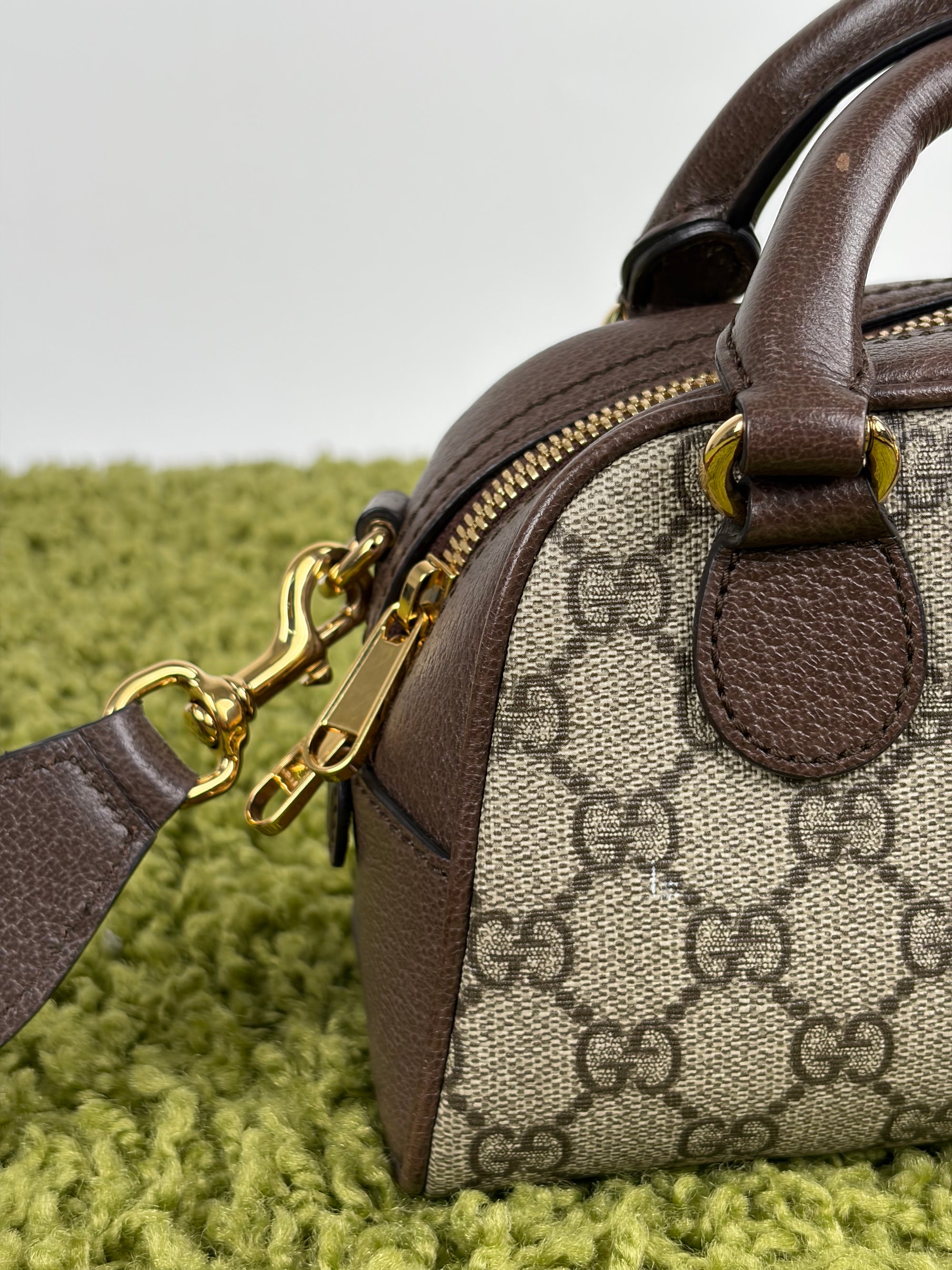 Borsa Gucci marrone beige e marrone